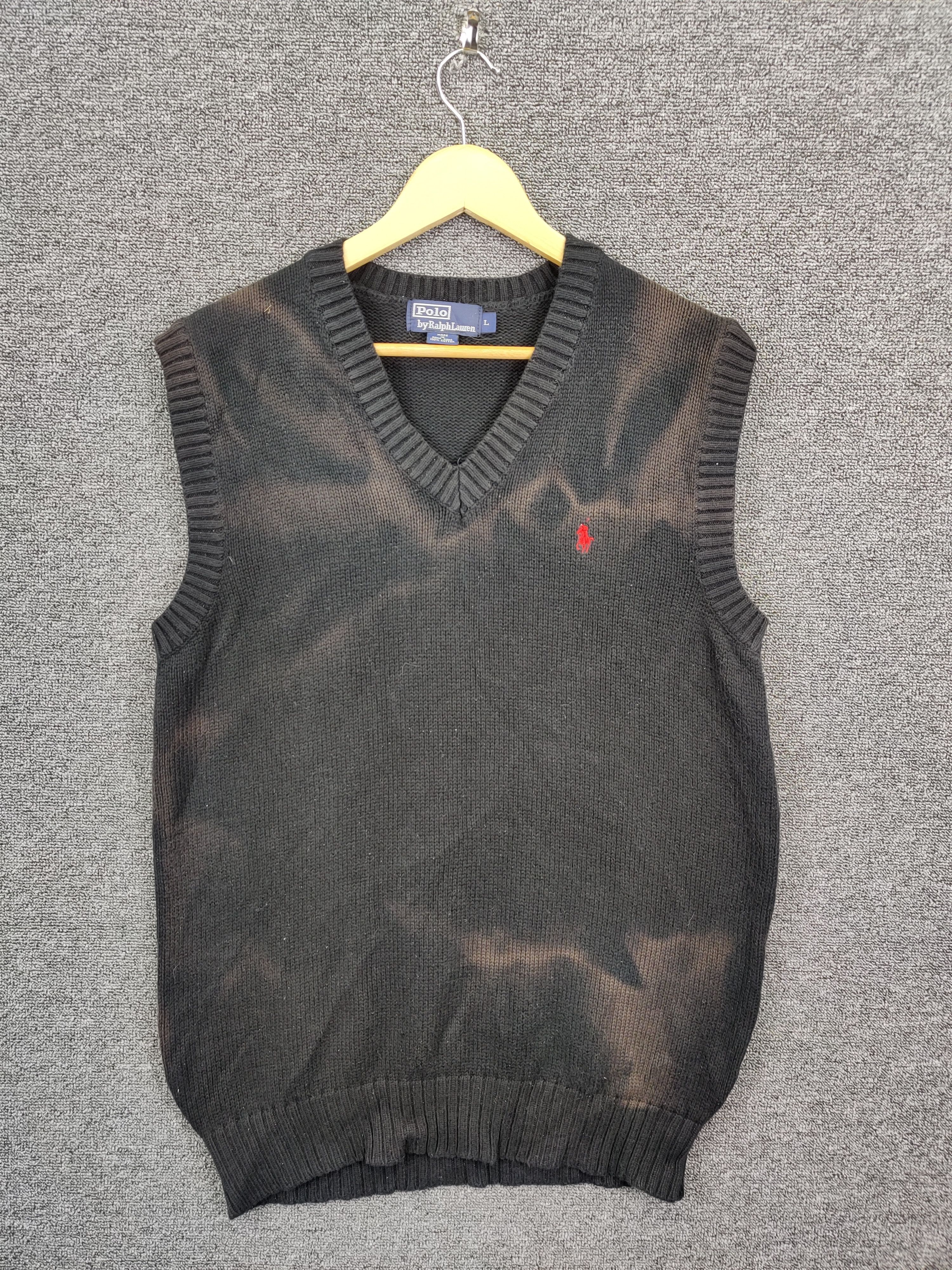 Polo Ralph Lauren Vintage Polo Ralph Lauren Sun Faded Knit Vest Size US L / EU 52-54 / 3 - 4 Thumbnail