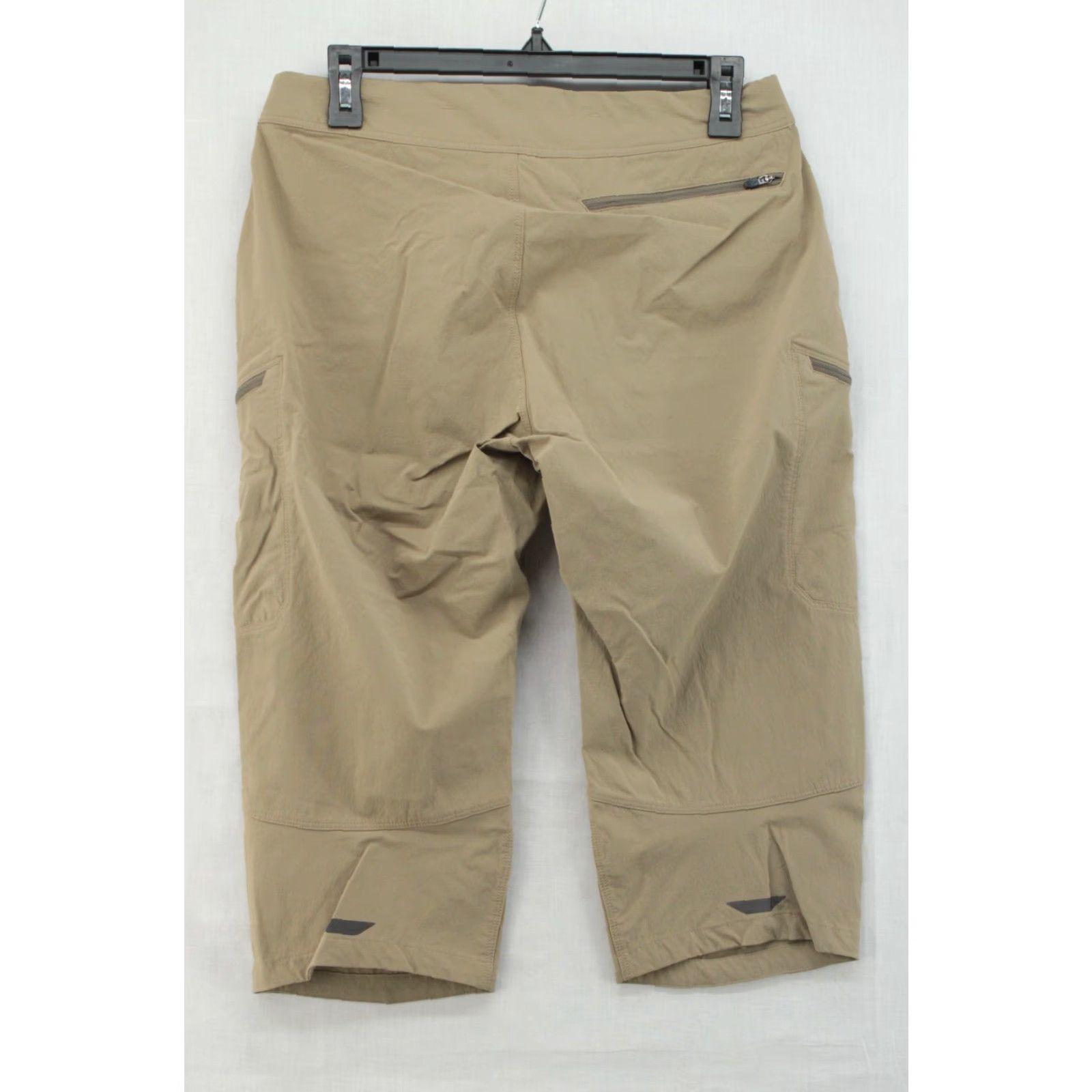 Montbell VINTAGE Mont Bell Hiking Shorts Men S Tan Nylon Belted 17" Inseam Beige 4-Way Stretch Cargo Pocket Mens Size US 29 - 2 Thumbnail