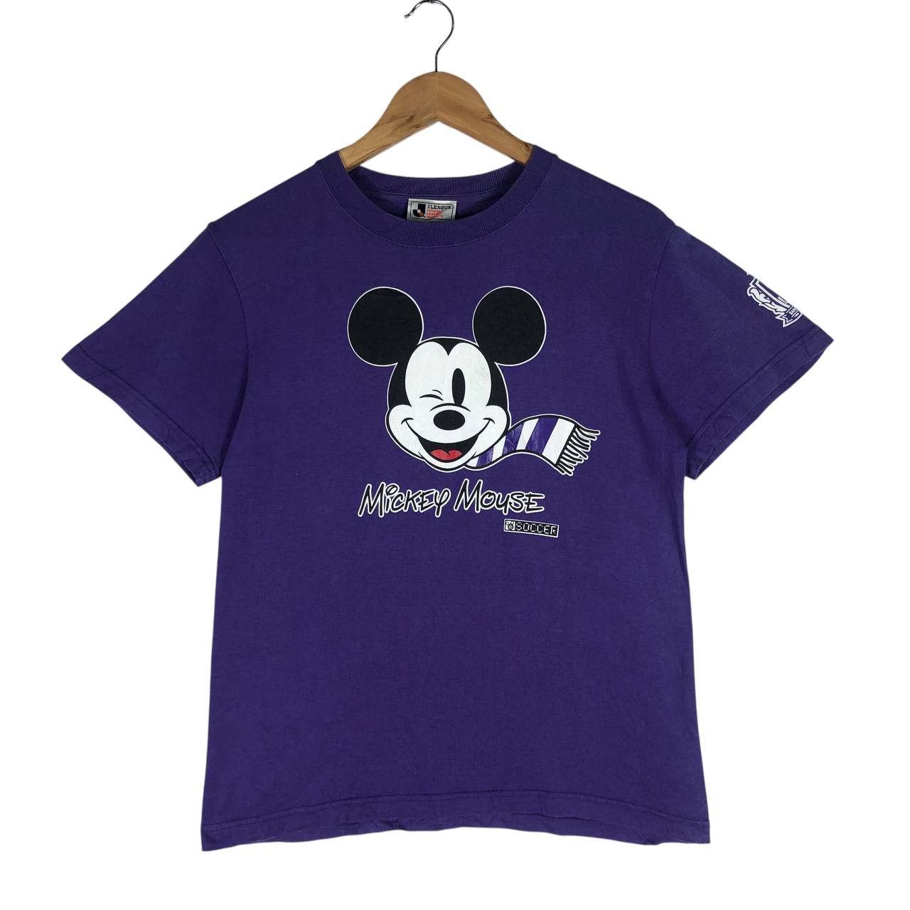 Disney Vintage Disney Mickey Mouse Soccer J-League T-Shirt Size US S / EU 44-46 / 1 - 1 Thumbnail