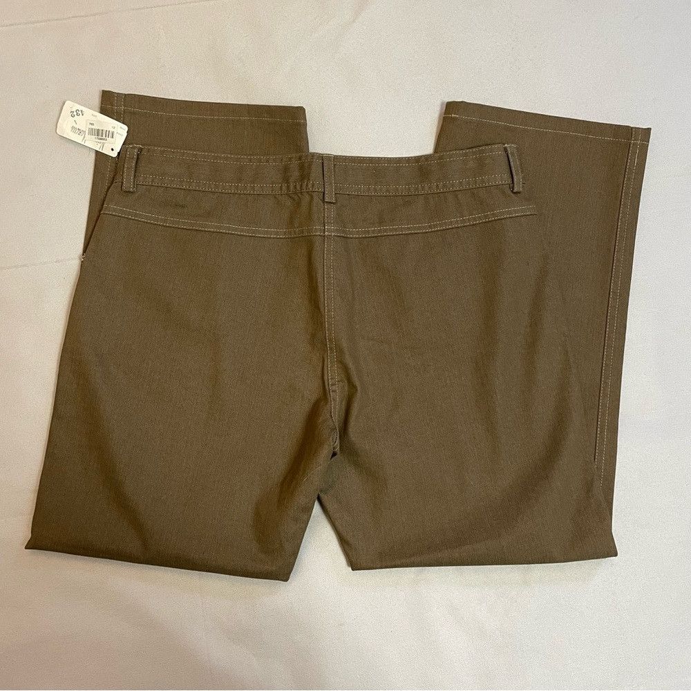 Other NWT New $150 Cynthia Steffe Tan Cotton Blend Cropped Pants Size 28" / US 6 / IT 42 - 7 Thumbnail