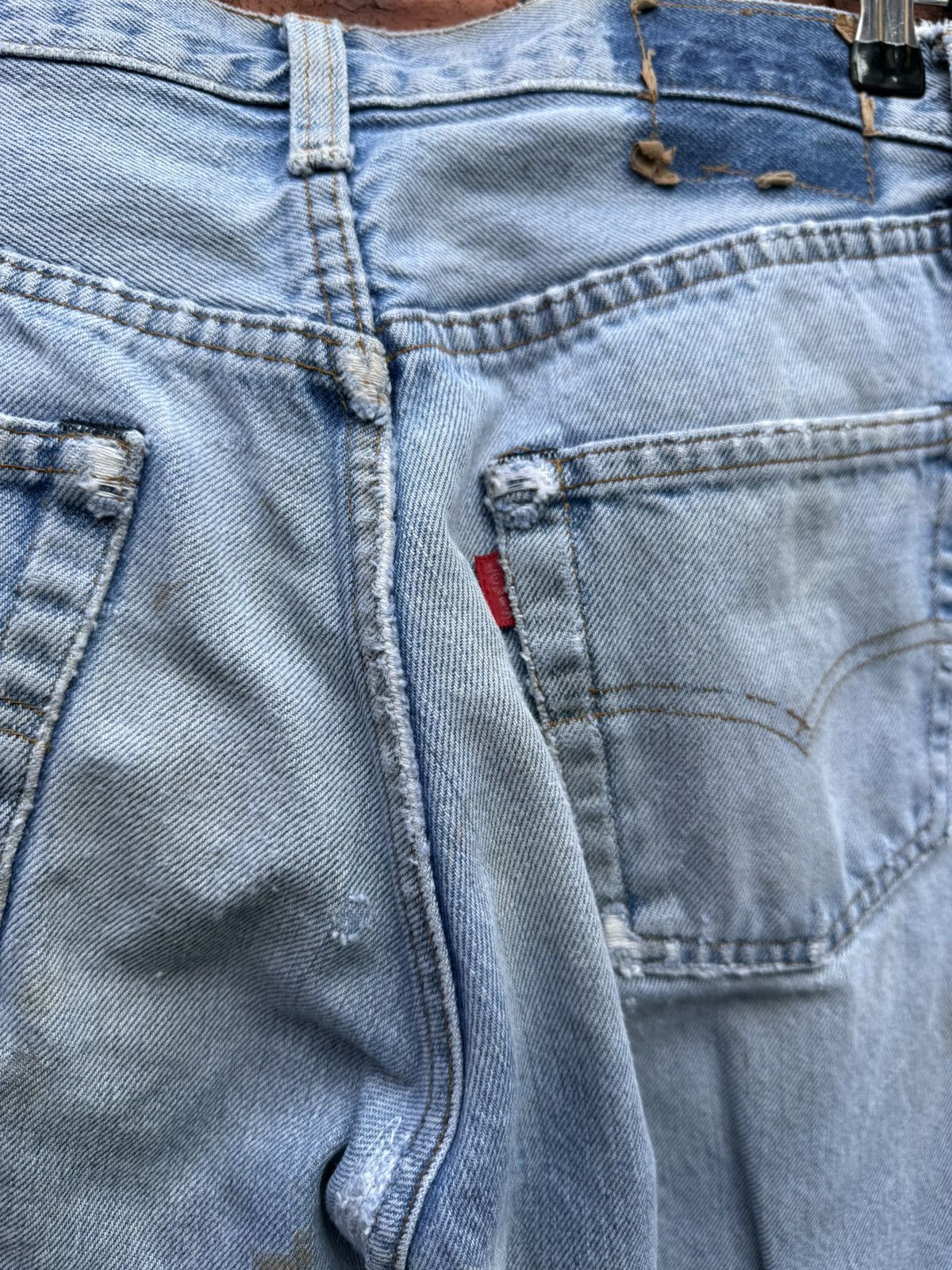 Levi's Vintage Clothing W29x33 Vintage levi’s 501 redline repaired 80s made in USA Size US 29 - 6 Thumbnail