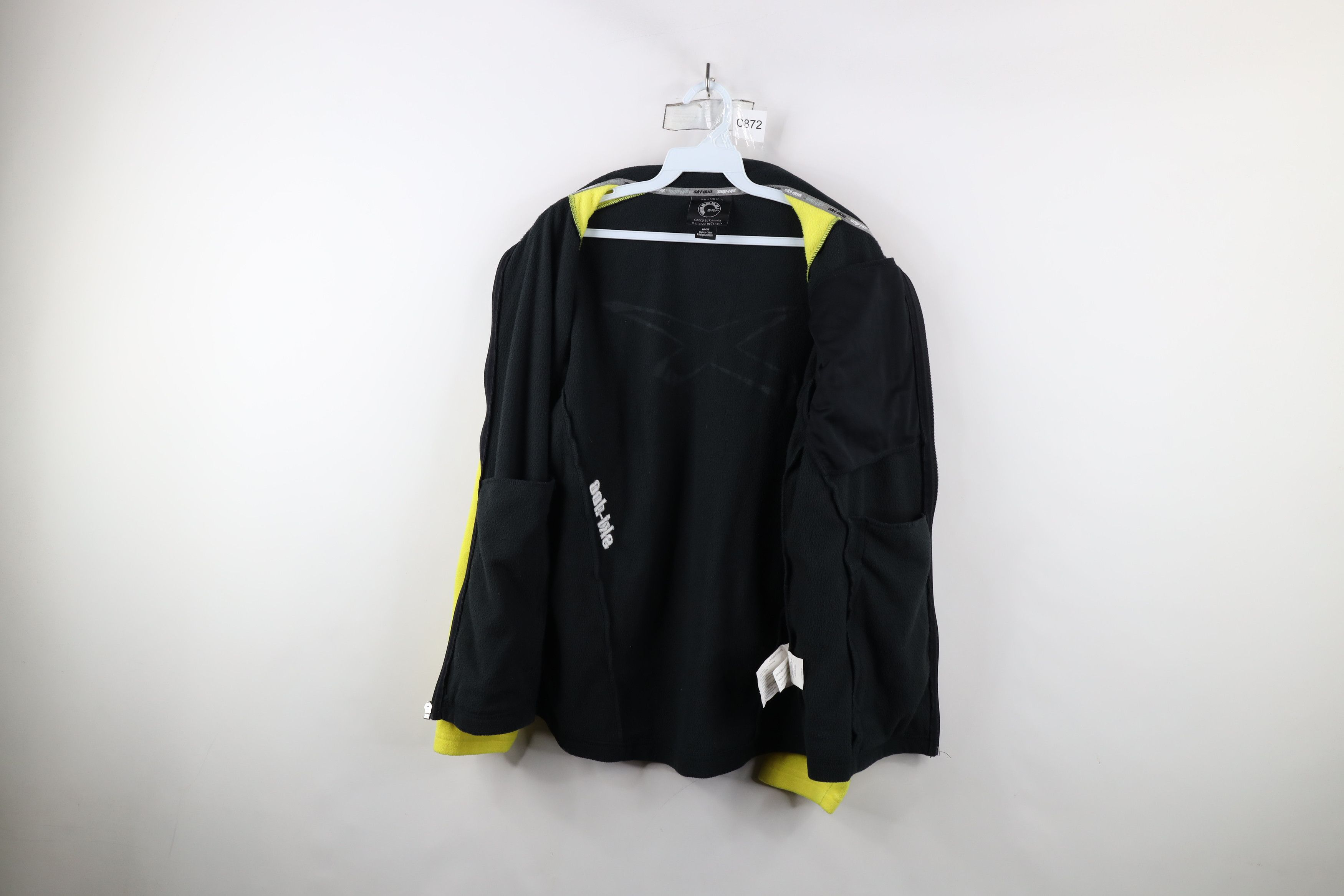 Vintage Vintage Ski Doo Bombardier Snowmobile Fleece Jacket Black Size US M / EU 48-50 / 2 - 11 Thumbnail