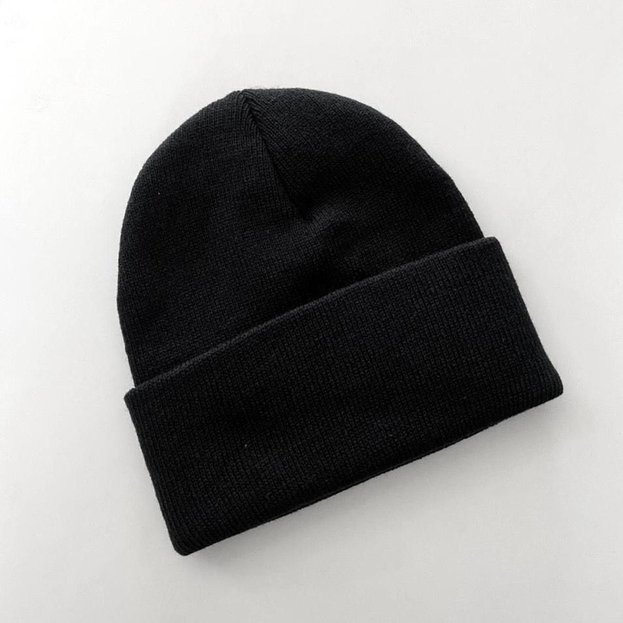 Urban Outfitters urban outfitters black knit beanie Size ONE SIZE - 1 Thumbnail