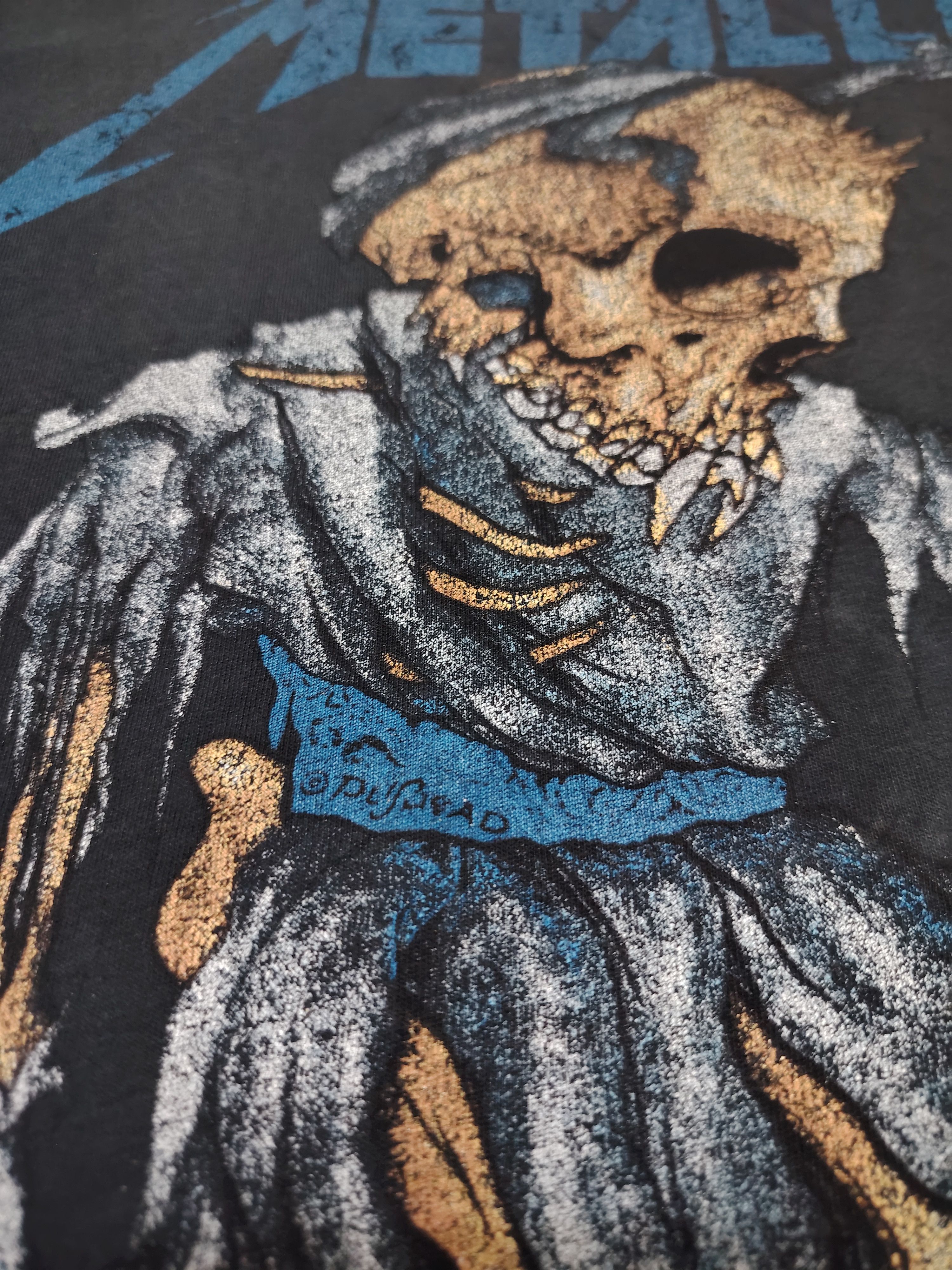 Divided × H&M × Metallica Distressed Thrashed Metallica Pushead Tee Size US L / EU 52-54 / 3 - 3 Thumbnail