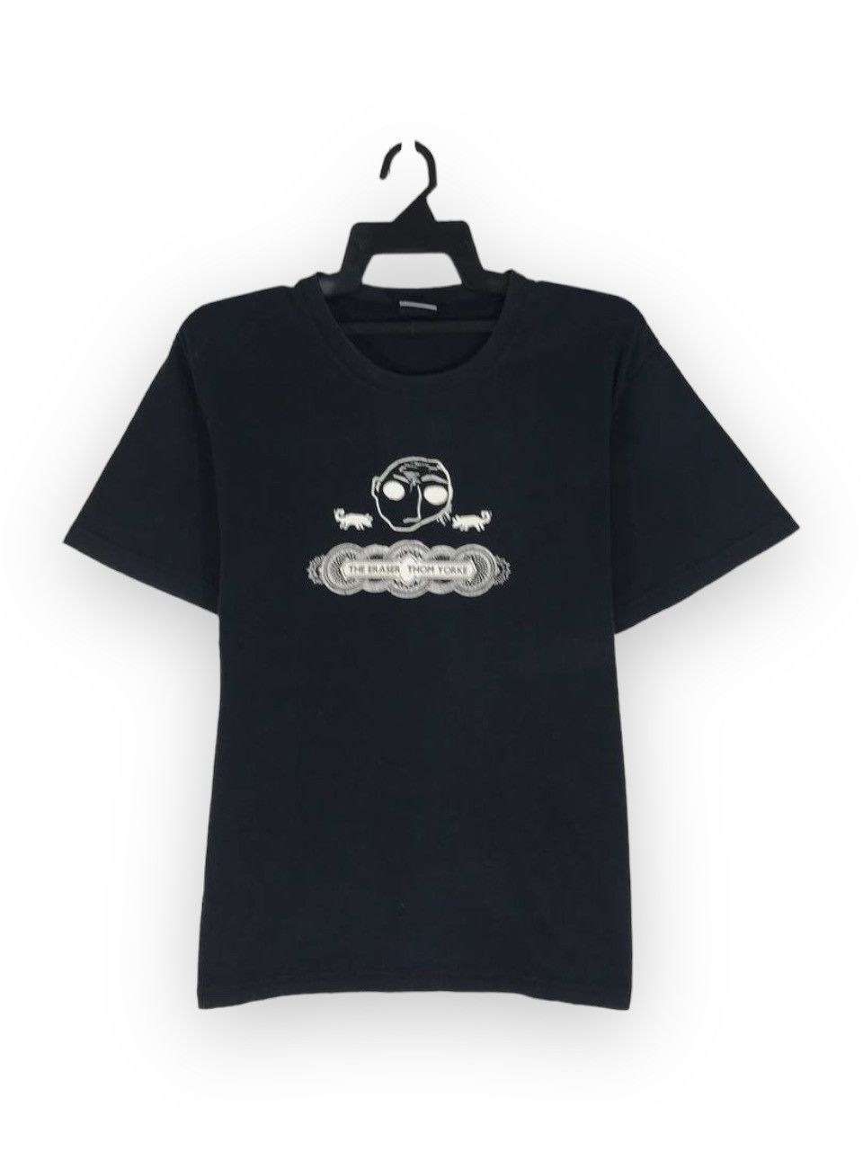 image of Band Tees x Vintage The Eraser Thom Yorke High Note Records in White, Men's (Size Medium)