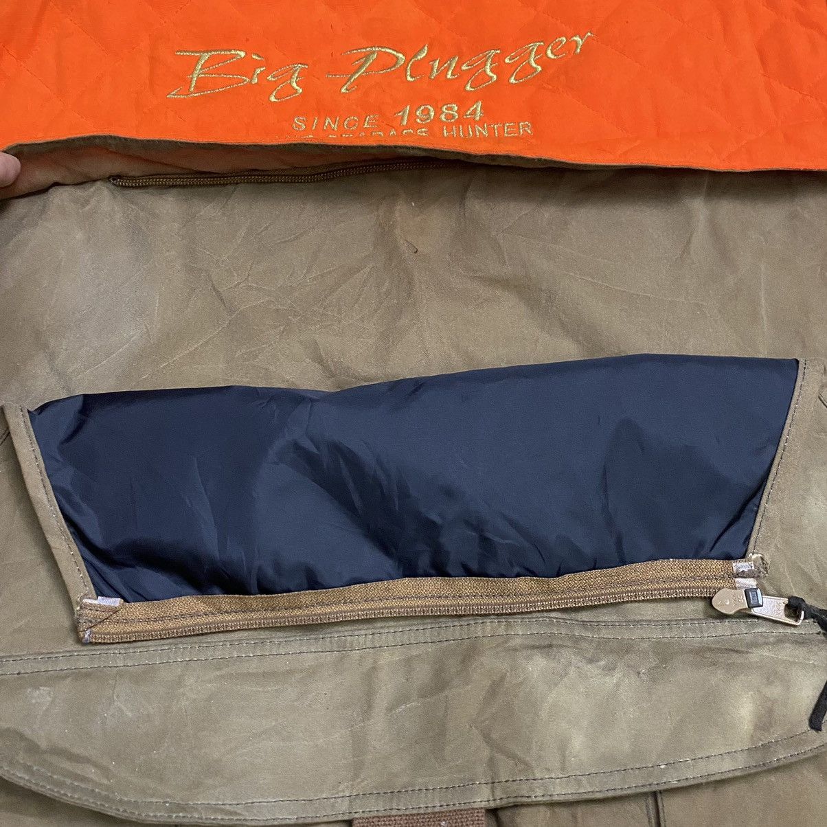 Hunter Cabelas Big Plugger Tin Cloth Seabass Hunting vest Size US XXL / EU 58 / 5 - 18 Thumbnail