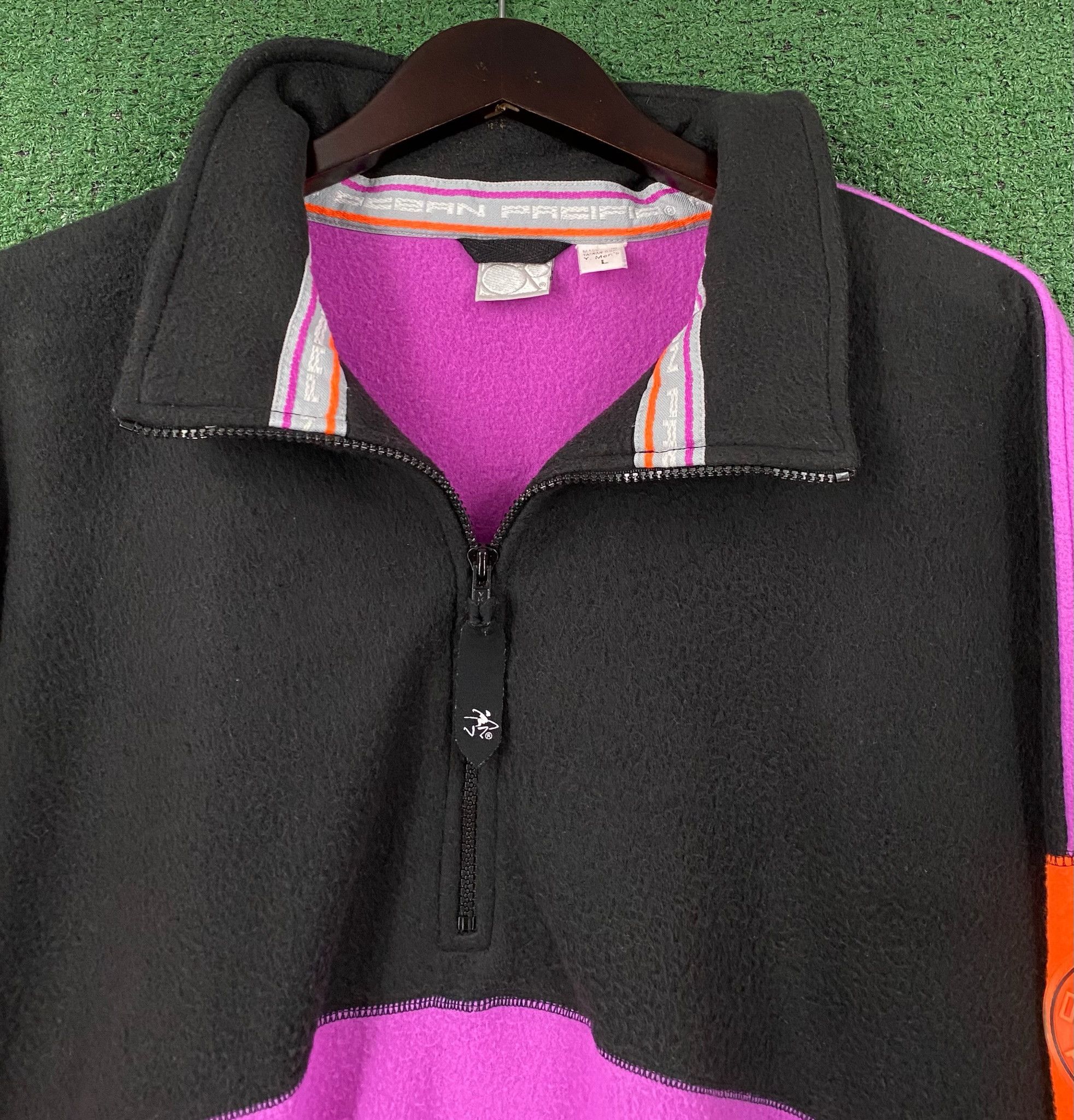 Ocean Pacific 80’s OP Ocean Pacific Colorful 1/2 Zip Fleece Jacket 2XL Size US XXL / EU 58 / 5 - 2 Thumbnail