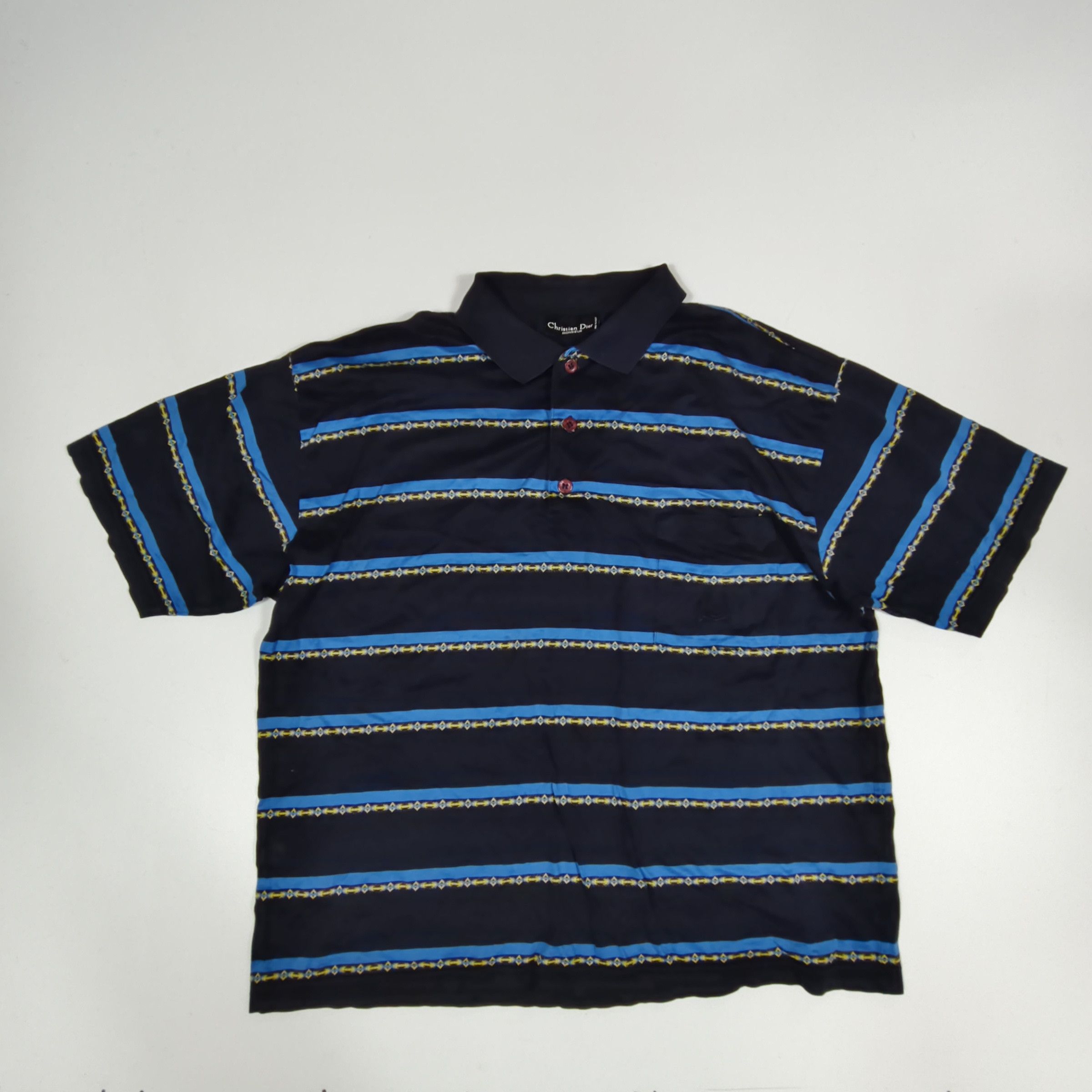 Christian Dior Monsieur Christian Dior Stripes Pocket Polo #F Size US L / EU 52-54 / 3 - 1 Thumbnail