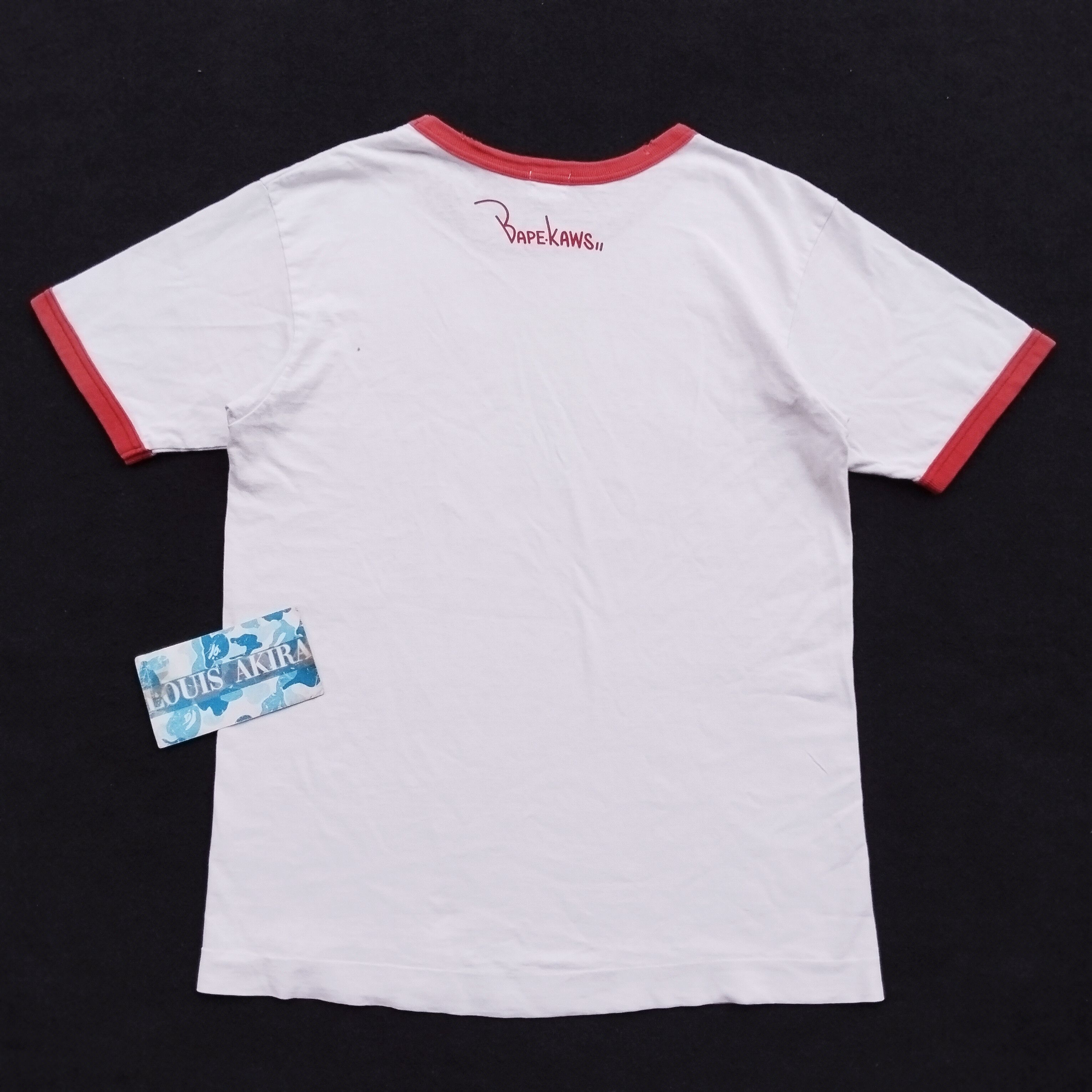 Bape Bape x Kaws Ringer Tee (2006) Size US M / EU 48-50 / 2 - 4 Thumbnail