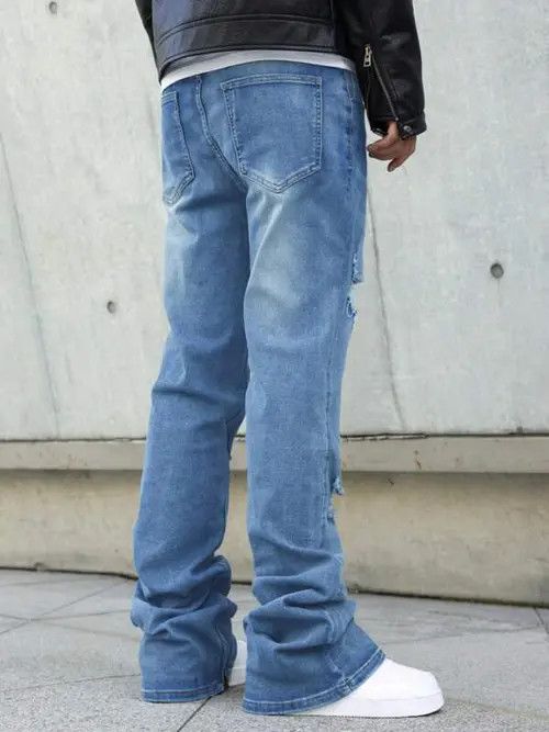 Japanese Brand Stacked denim jeans DRIP Size US 36 / EU 52 - 4 Thumbnail