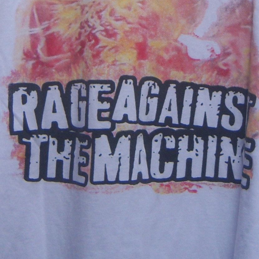 Band Tees Very Rare Rage Against The Machine Tee Size US L / EU 52-54 / 3 - 17 Thumbnail