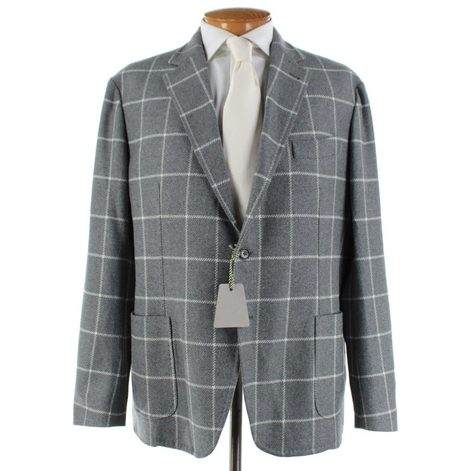 SARTORIO Sartorio Sport Coat Size 52 Regular US in Gray Size 52R - 1 Thumbnail