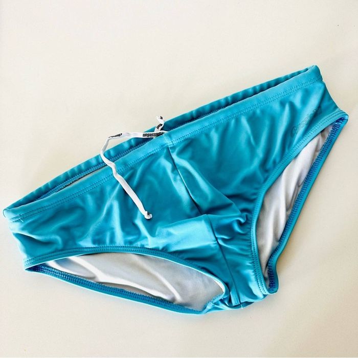 Nordstrom AUSSIEBUM Blue Speedo Swimsuit Bikini Low Rise Swim Brief