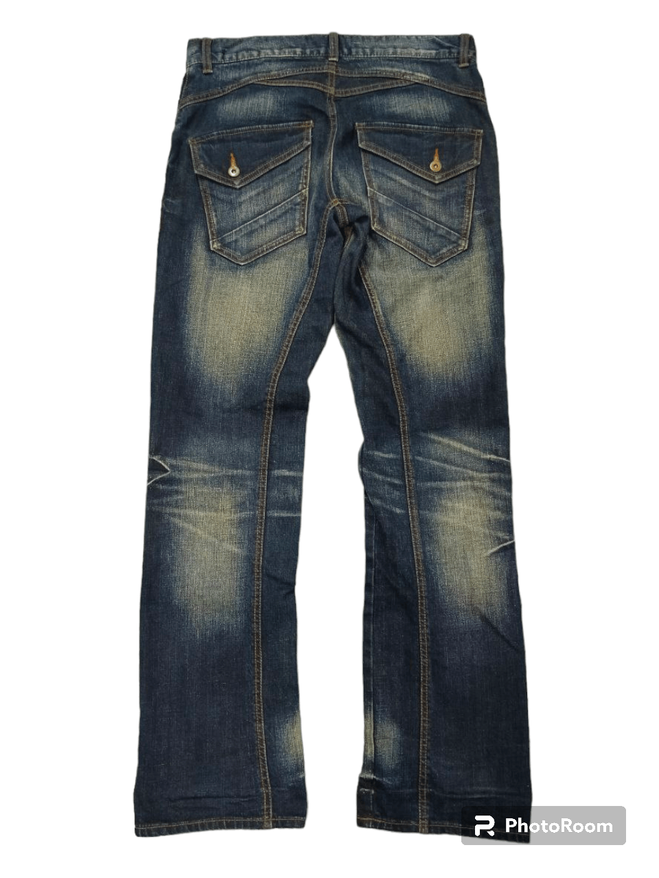 Japanese Brand FLARE RUSTY A.V.V HOMME DENIM PANTS Size US 32 / EU 48 - 2 Thumbnail