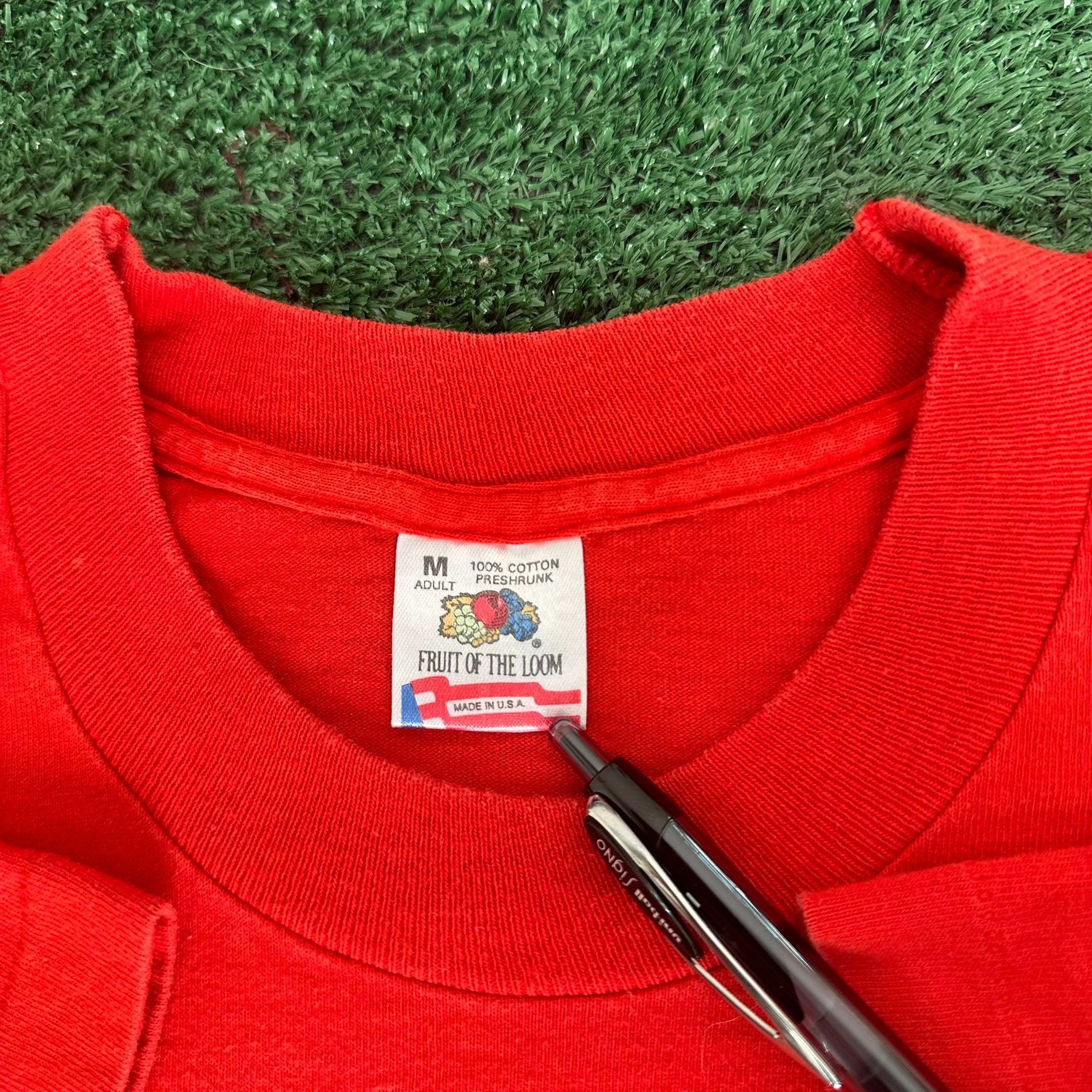 Fruit Of The Loom Vintage 90s Texas Pop Art T-Shirt Western Single Stitch Tour Size US M / EU 48-50 / 2 - 5 Thumbnail