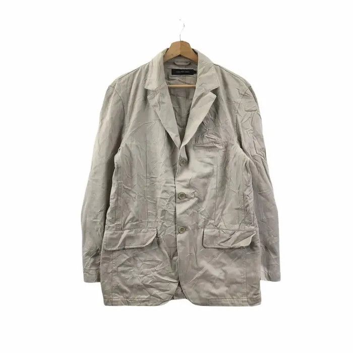 Calvin Klein Vtg CK CALVIN KLEIN Jeans 3 Button Cotton Blazer Coat Size L / US 10 / IT 46 - 1 Thumbnail