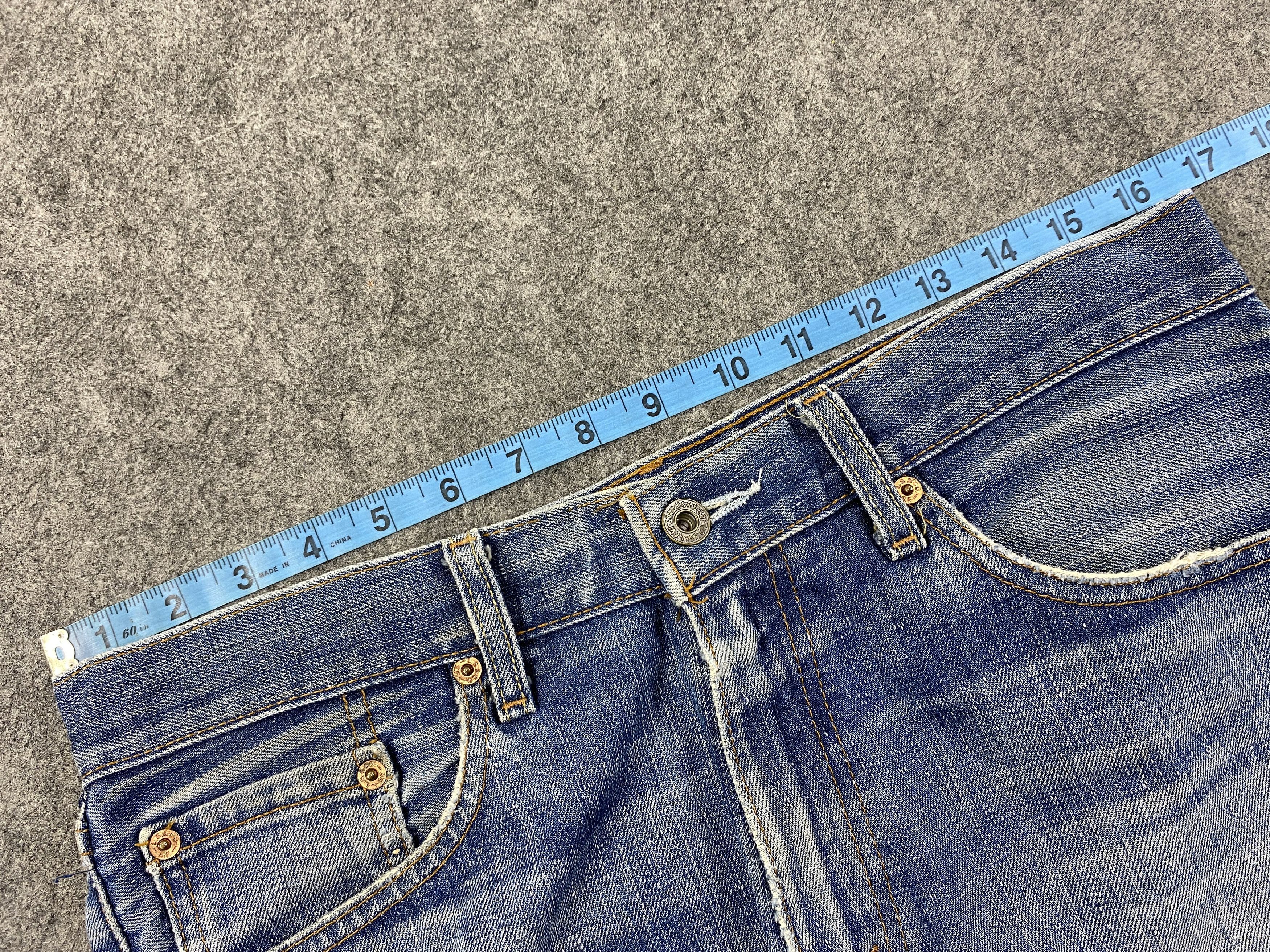 Levi's Distressed Blue Vintage Levi's 502 33x32 Denim -JN2153 Size US 33 - 5 Thumbnail