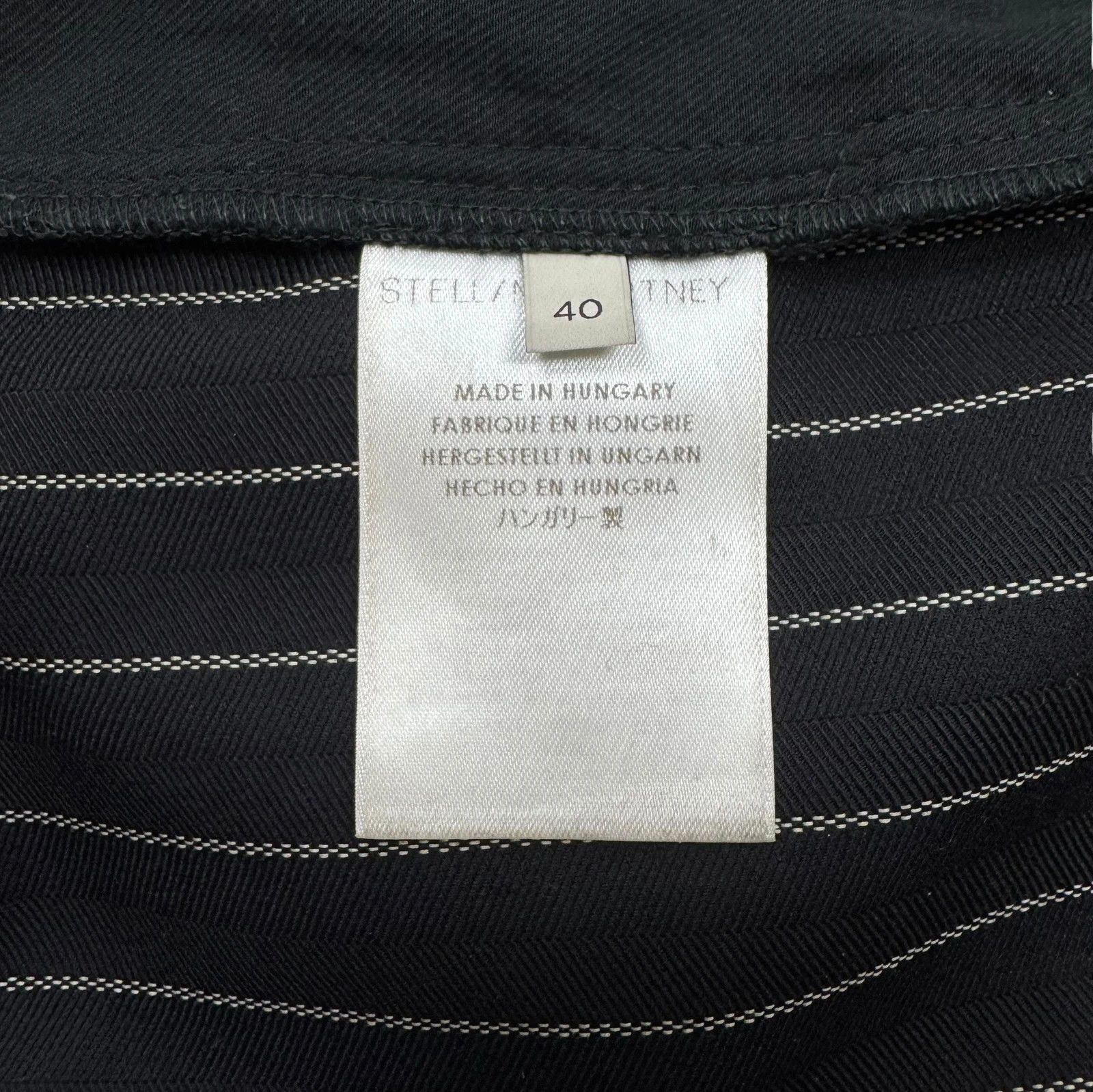 Stella McCartney Stella McCartney Striped Trousers Wool size 40 Size 27" / US 4 / IT 40 - 12 Thumbnail