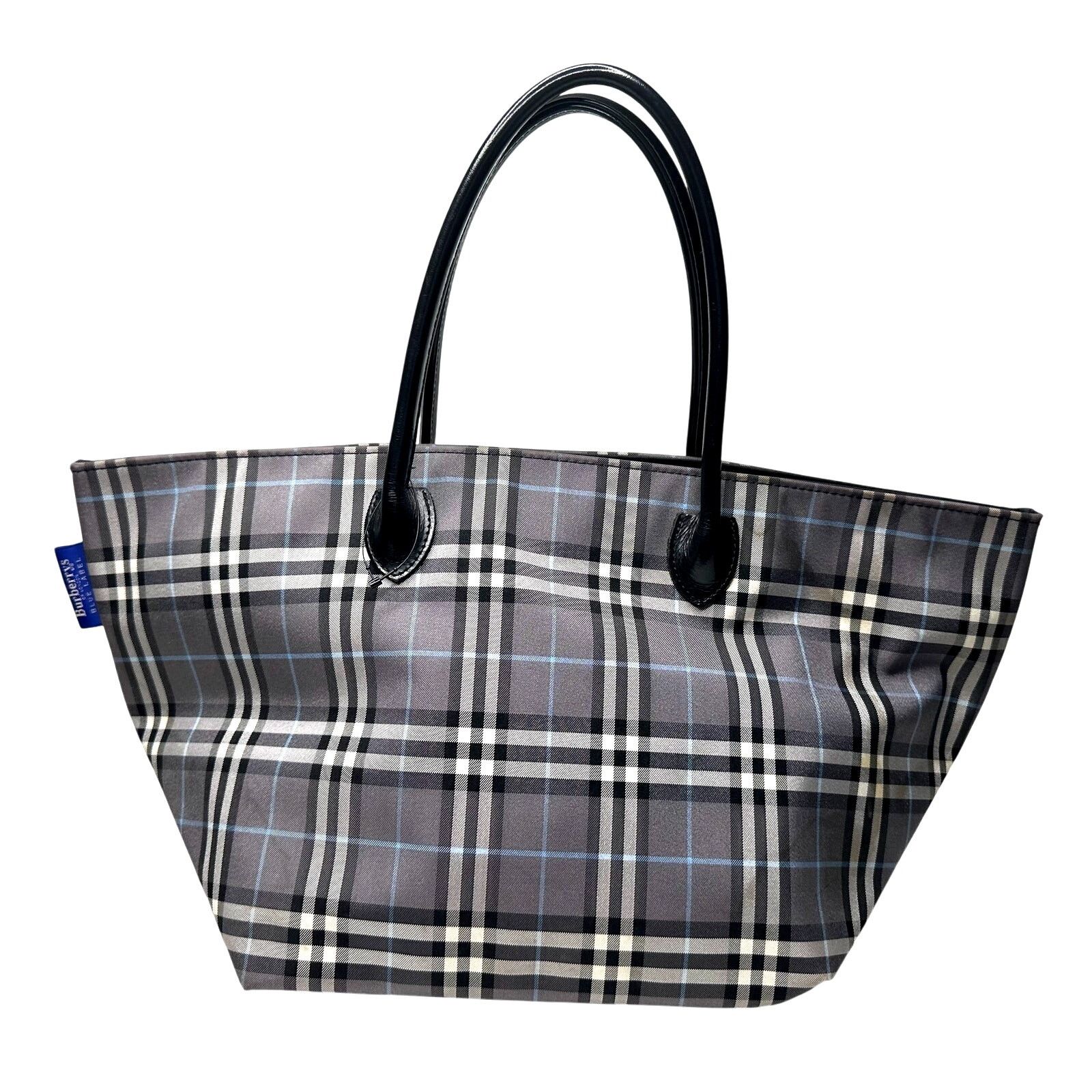Burberry Autre Marque Burberrys London Gray Nova Check Blue Label Bag Size ONE SIZE - 1 Thumbnail