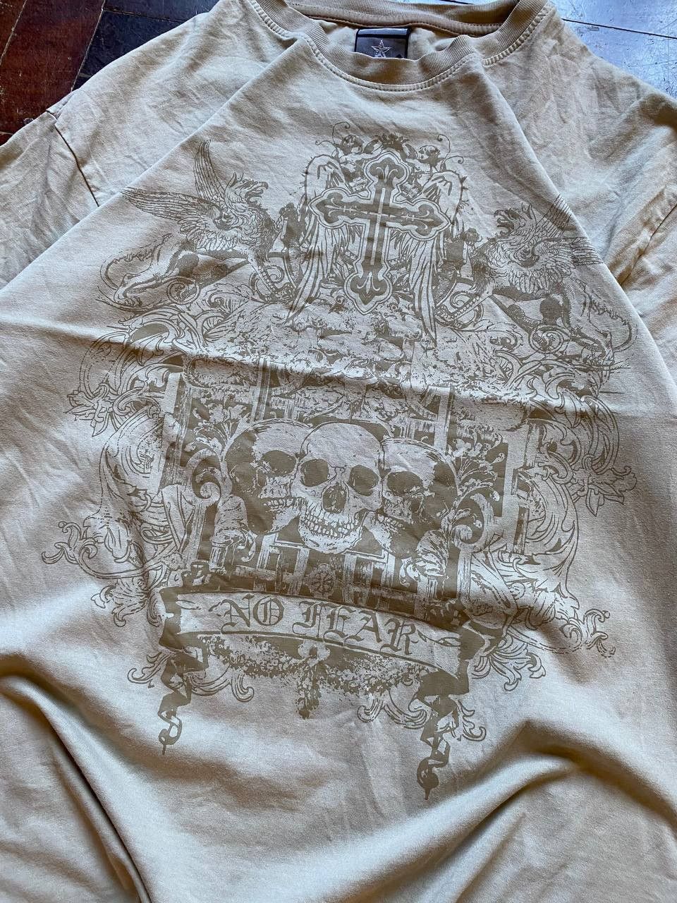 No Fear × Vintage Vintage Opium No Fear Y2K Big Logo Skate Tee Size US XL / EU 56 / 4 - 3 Thumbnail