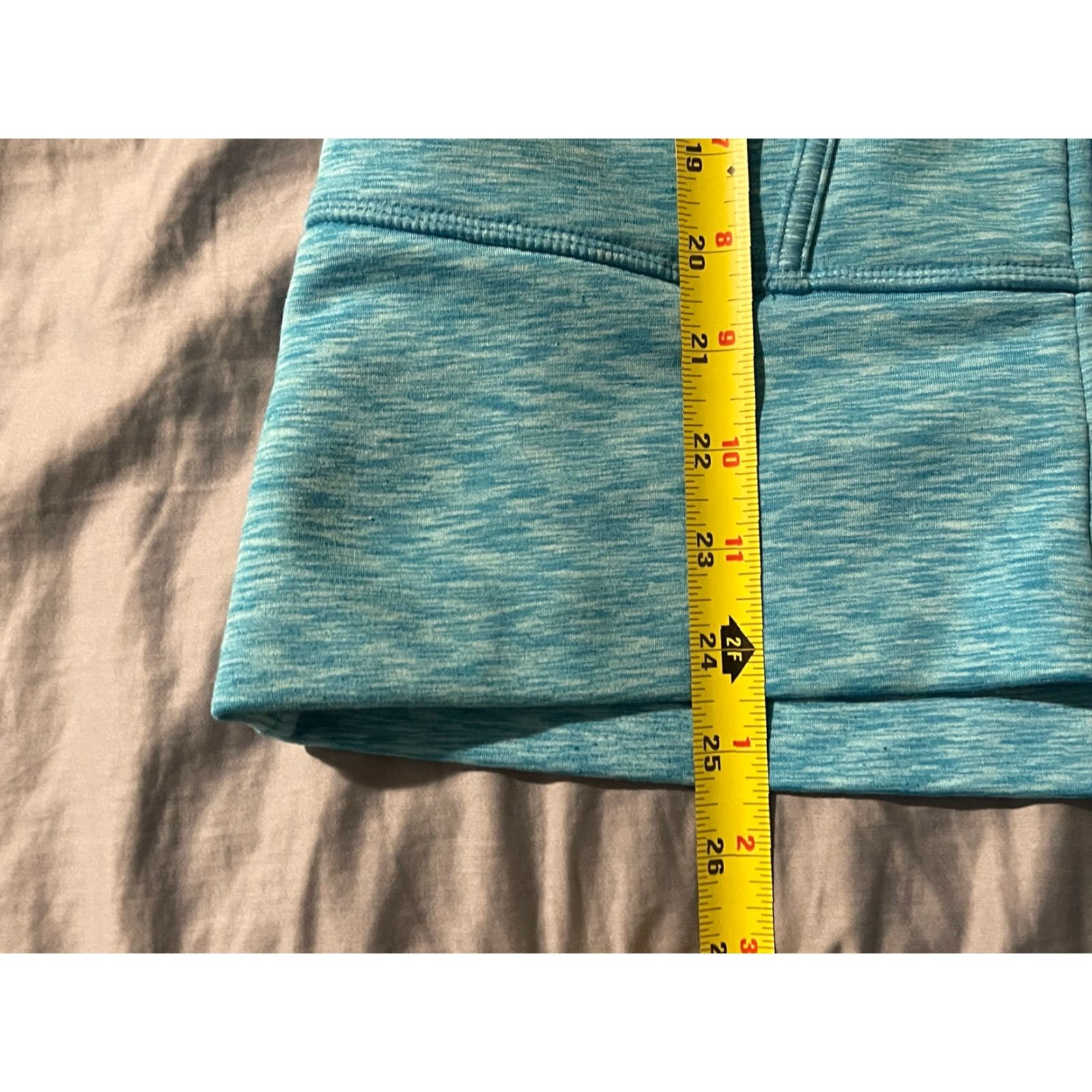 Athleta Athleta Jacket Hoodie Wom﻿en S Light Blue Thumbholes Kangaroo Pouch Sleeve Pocket Full Zip 1/2 Zip Size S / US 4 / IT 40 - 7 Thumbnail