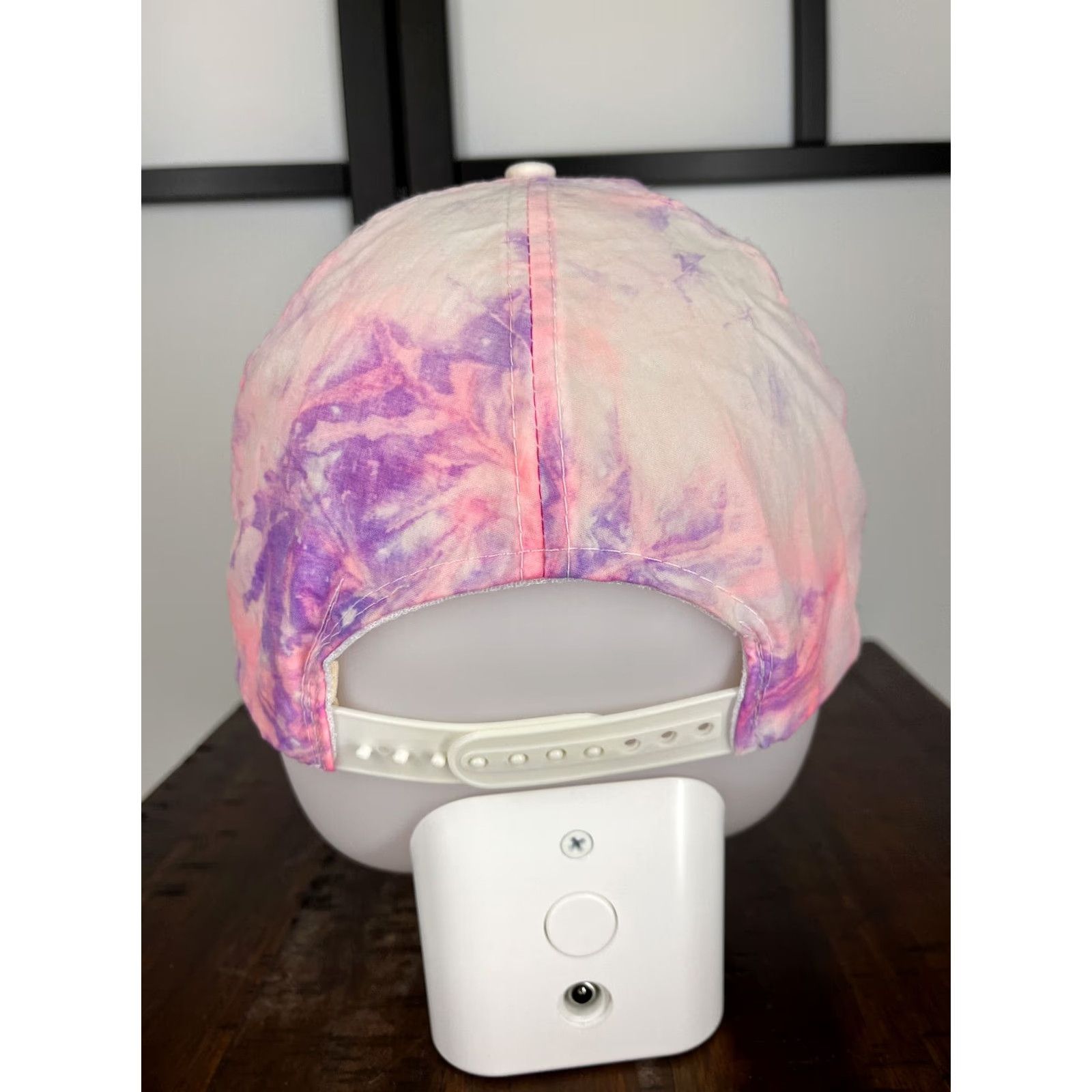 Vintage VINTAGE McConaughy Beach Club Hat Cap Snap Back Adult Pink Purple Tie Dye Palm Sunset Size ONE SIZE - 6 Thumbnail