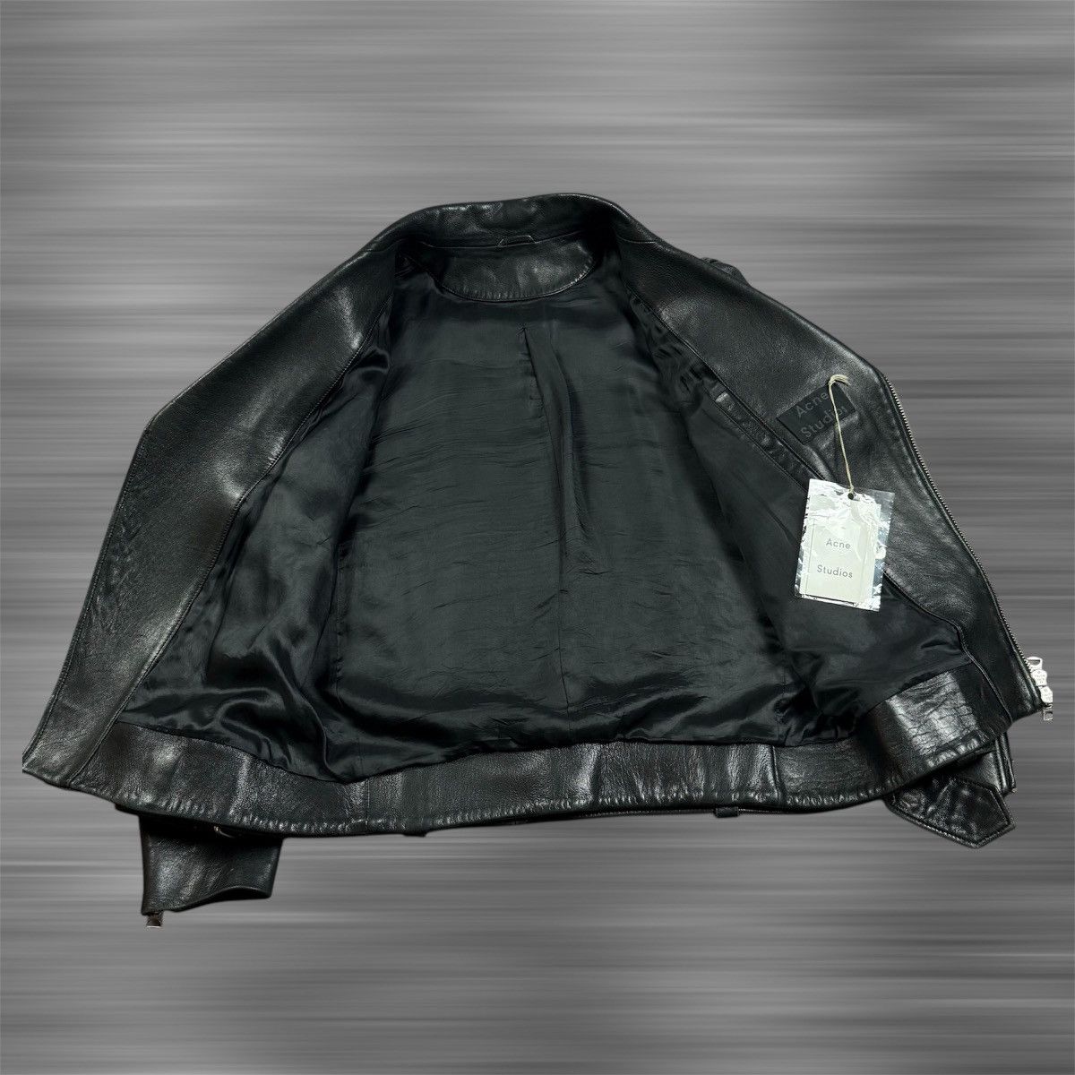 Acne Studios Acne Studios Nate Clean Leather Jacket Size US M / EU 48-50 / 2 - 9 Thumbnail
