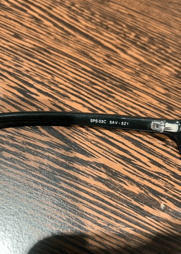 Prada PRADA Sunglasses Flame 2004 Star Fire Rectangle Wrap Shield Size ONE SIZE - 5 Thumbnail