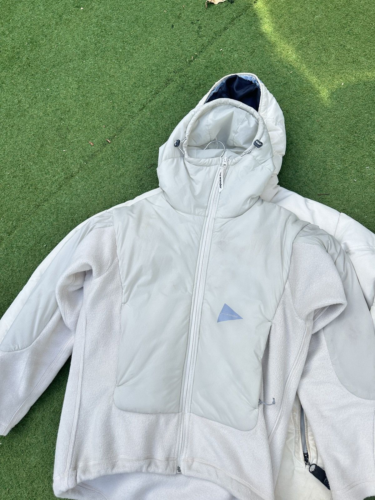 And Wander And Wander Top Fleece Jacket Two Toned Cream Size US M / EU 48-50 / 2 - 4 Thumbnail