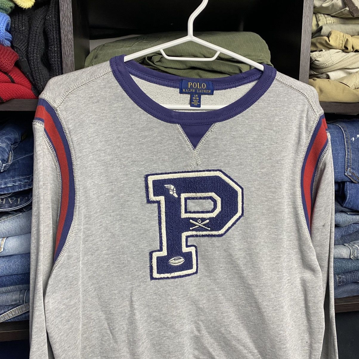 Polo Ralph Lauren Vintage Polo Ralph Lauren Big Fleece logo y2k sweatshirt Size US S / EU 44-46 / 1 - 2 Thumbnail