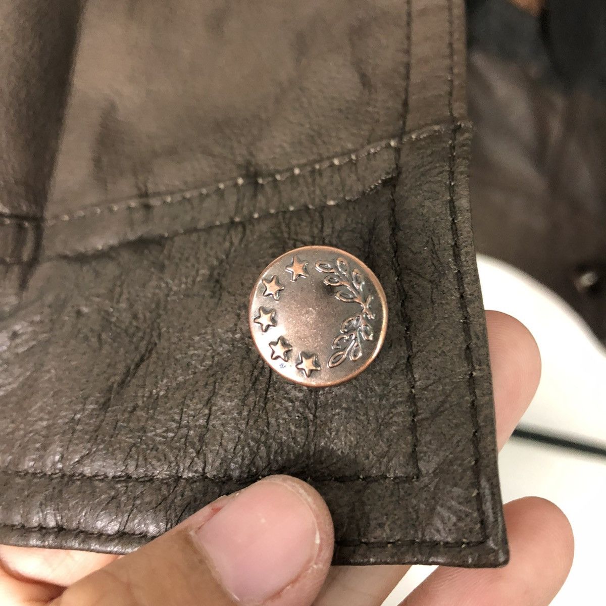 Japanese Brand 🔥VINTAGE BIKER LEATHER JACKET ALL THE WAY ISSEY MIYAKE Size US L / EU 52-54 / 3 - 18 Thumbnail