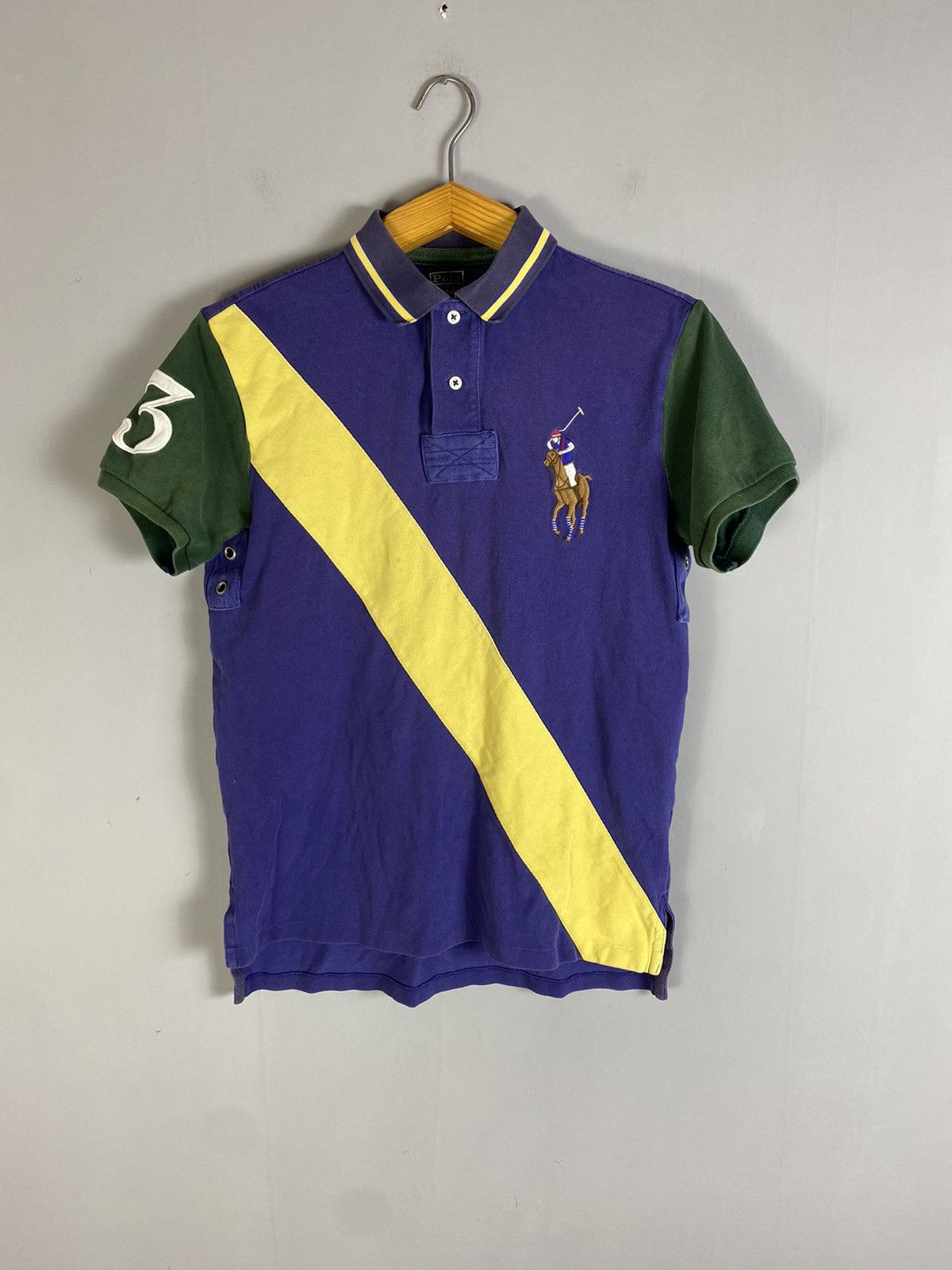 Vintage 90s Very rare rrl Polo Ralph Lauren polo big logo