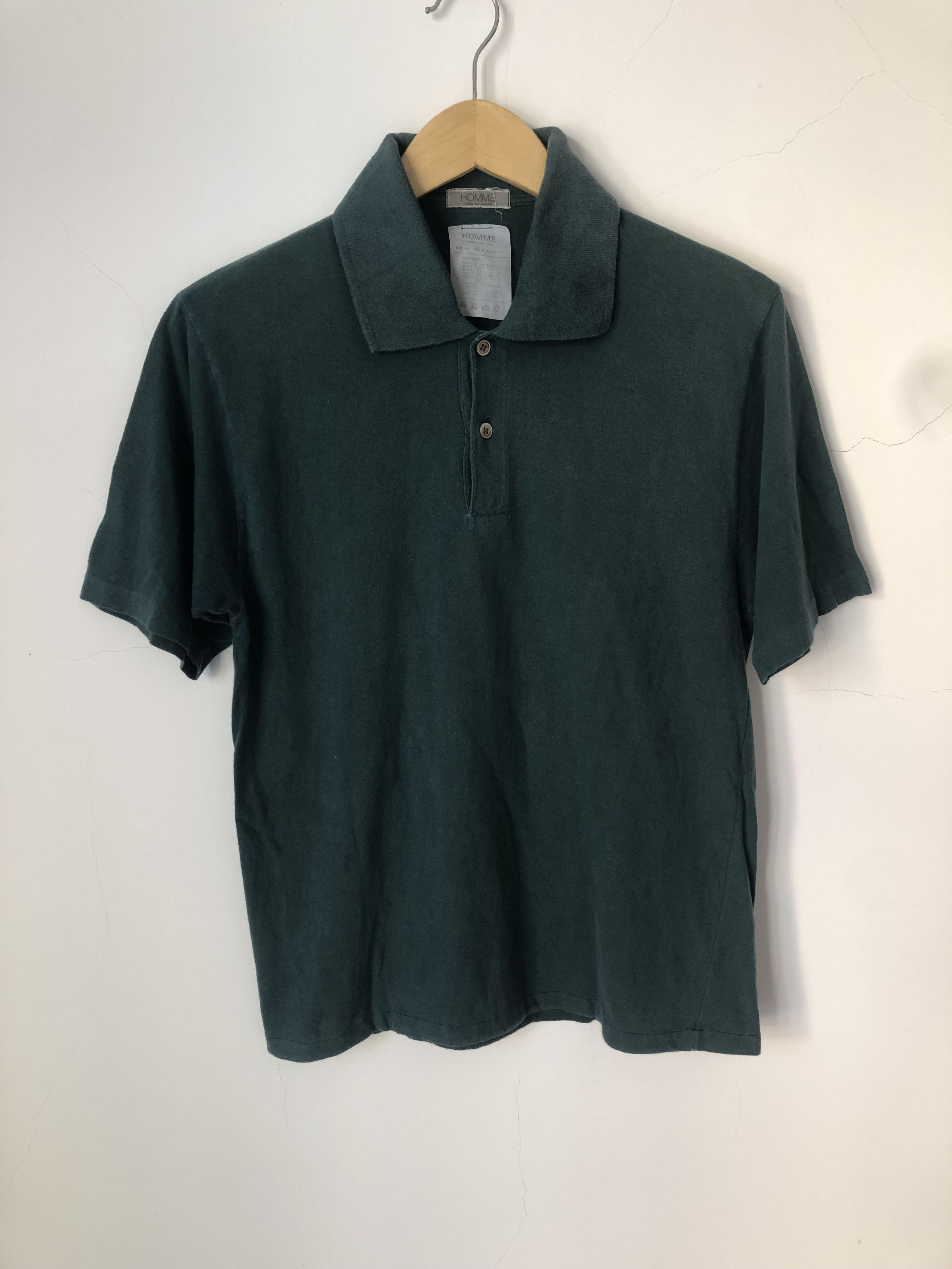 Comme des Garcons Homme vintage 80s polo Size US S / EU 44-46 / 1 - 1 Thumbnail
