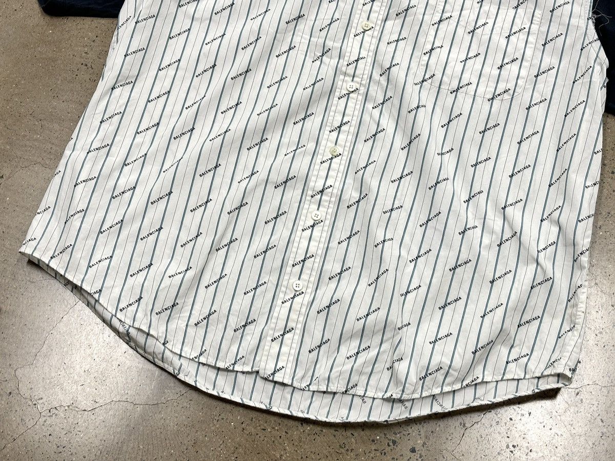 Balenciaga Balenciaga Patchwork Shirts Size US XL / EU 56 / 4 - 4 Thumbnail