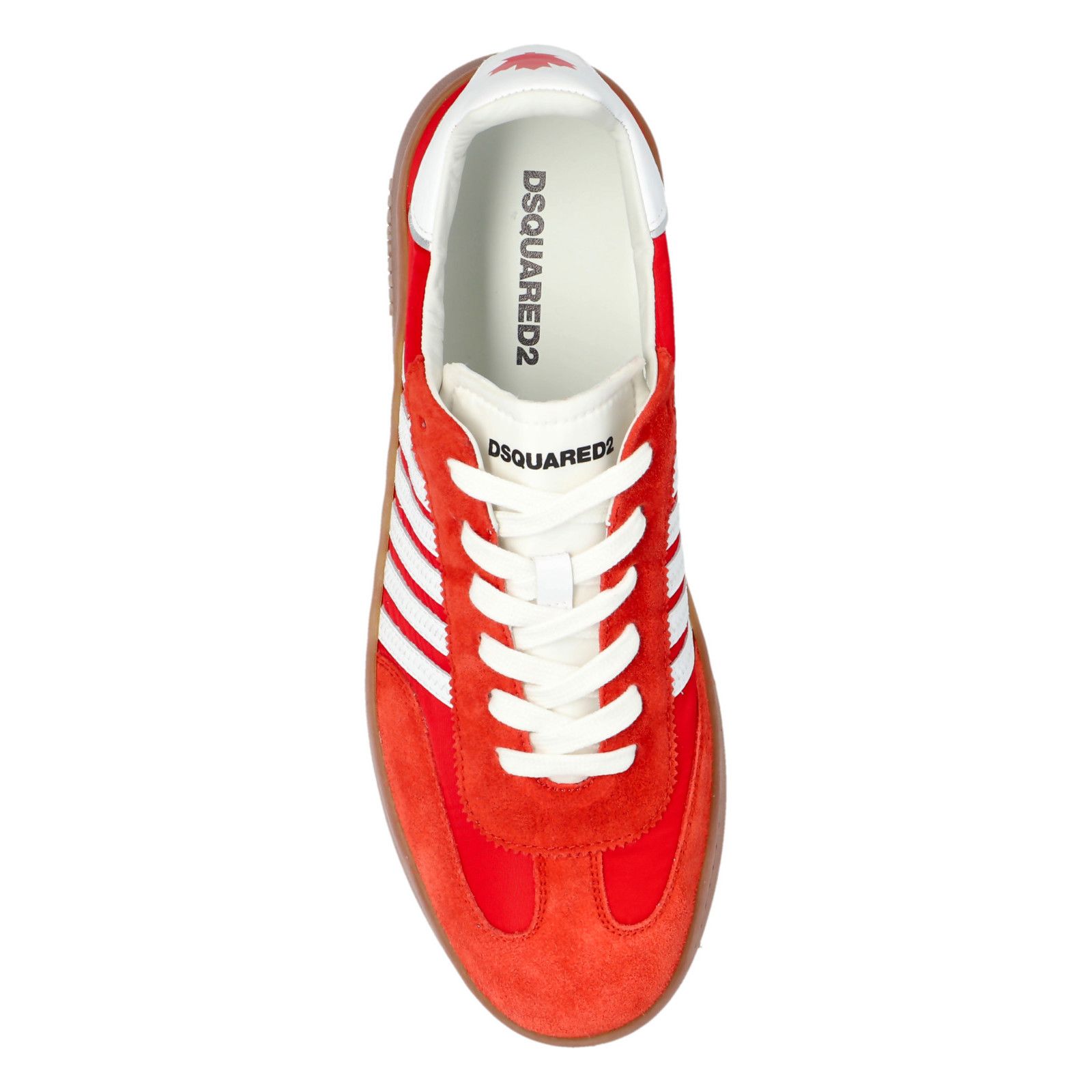 DSQUARED2 Boxer Red/White Sneakers New And Authentic (Men's