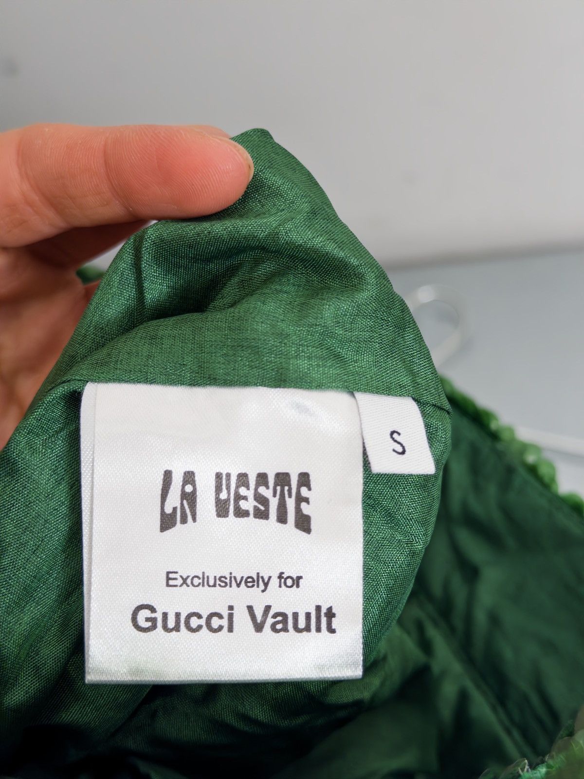Gucci La Veste x Gucci Vault Green Sequin Pants – Limited Edition Size 26" / US 2 / IT 38 - 11 Thumbnail