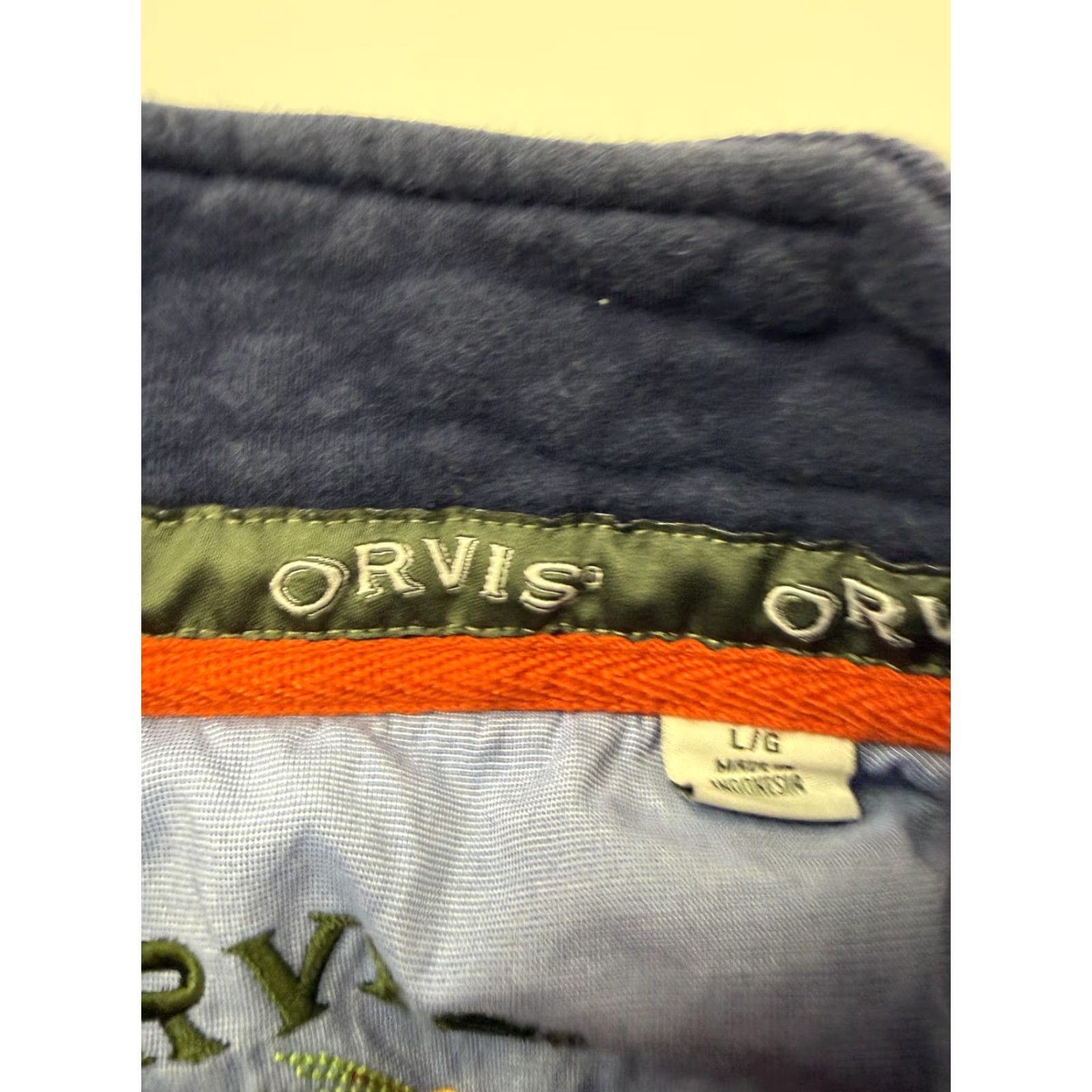 Orvis Orvis Sweatshirt Men L Blue 1/4 Zip Fleece Mock Neck Pullover Solid Size US L / EU 52-54 / 3 - 7 Thumbnail