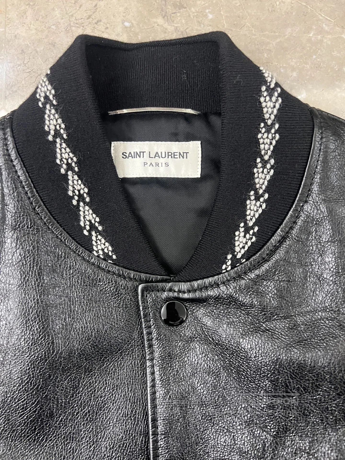Saint Laurent Paris Saint Laurent Ethnic Totem Leather Jacket. Size US M / EU 48-50 / 2 - 4 Thumbnail