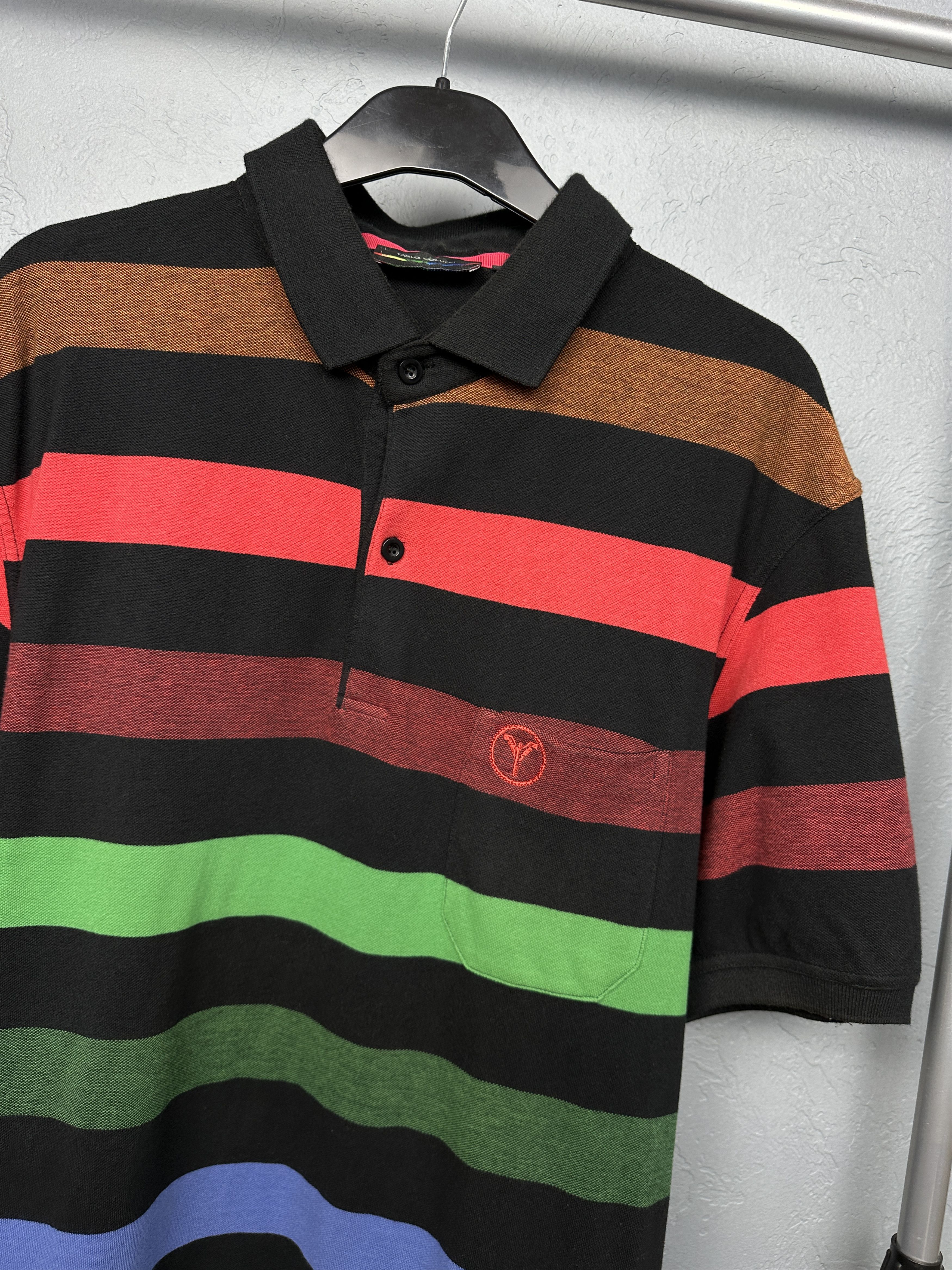 Carlo Colucci Carlo Colucci Mens Vintage Polo Shirt Size US XXL / EU 58 / 5 - 2 Thumbnail