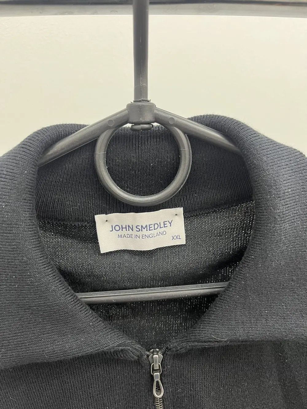 John Smedley John Smedley Quarter Zip Colar Neck Cotton Jumper Sweater Size US XXL / EU 58 / 5 - 2 Thumbnail