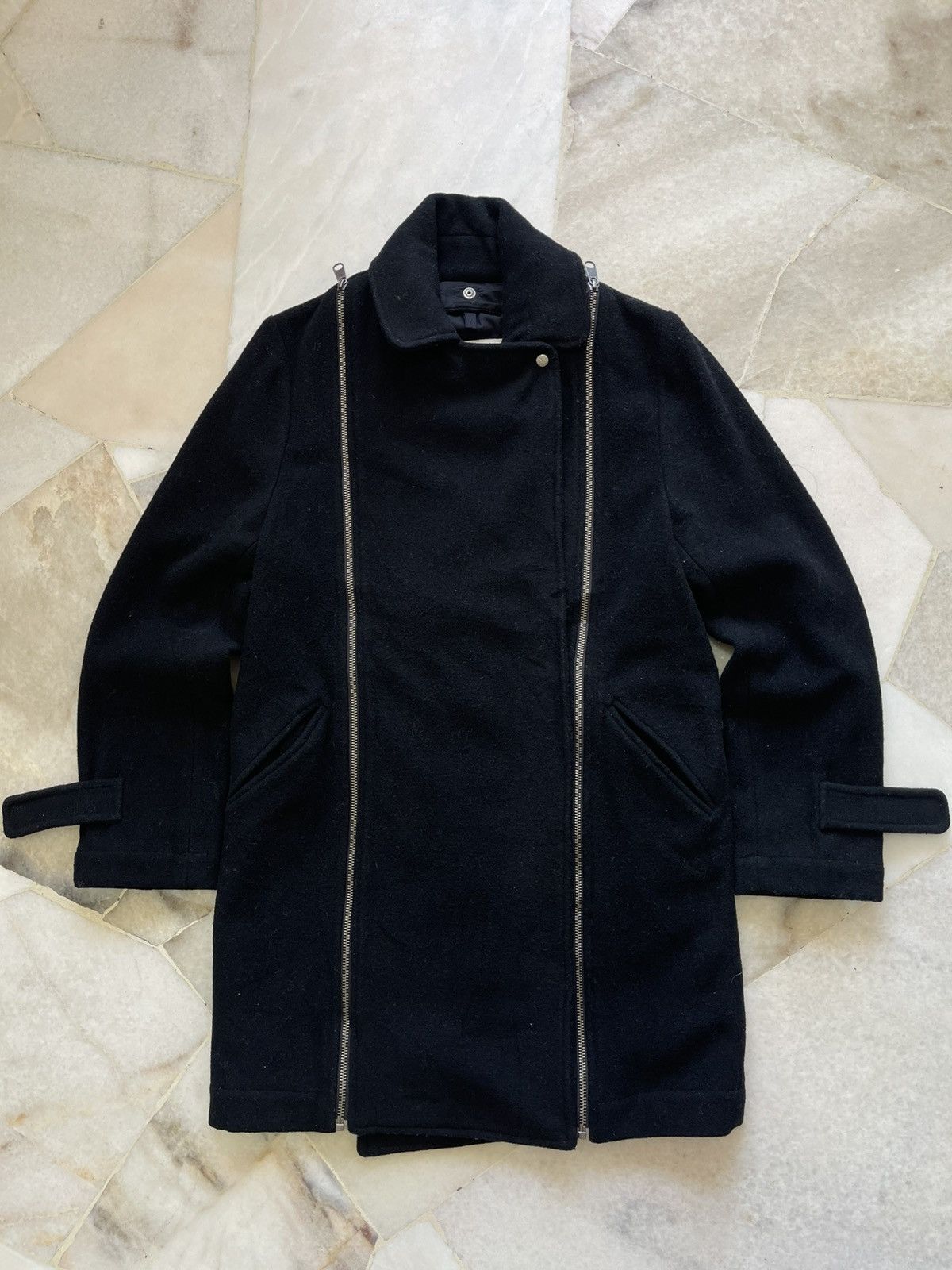 Maison Margiela A/W 2011 Maison Margiela MM6 Detachable Zipper Wool Jacket Size US S / EU 44-46 / 1 - 5 Thumbnail