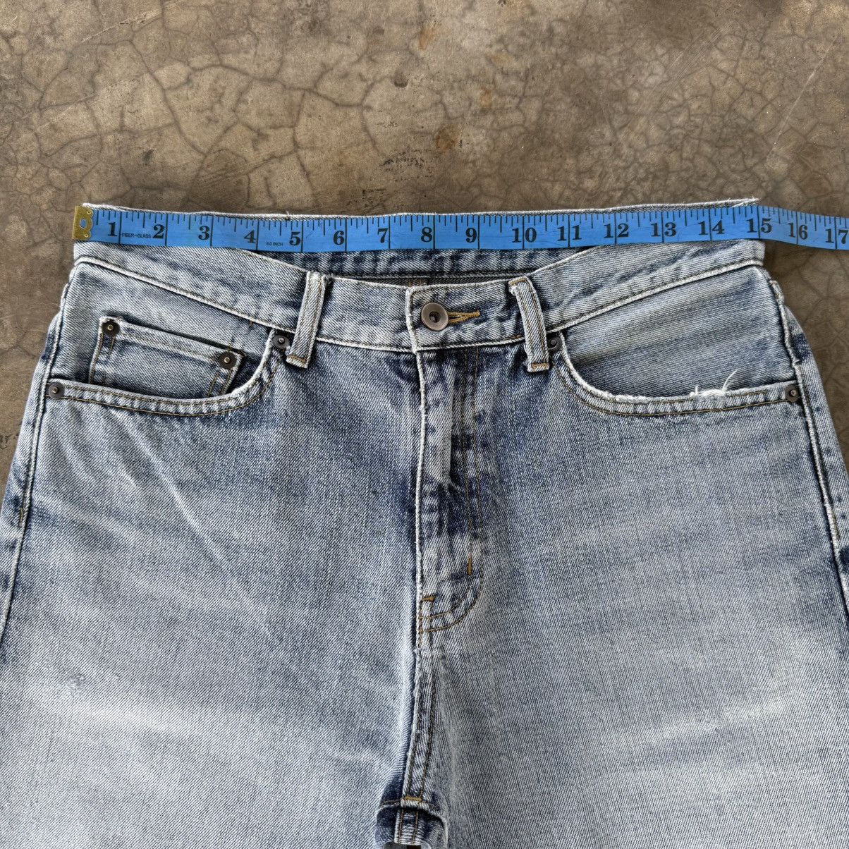 Japanese Brand W30x32 Vintage Japanese Faded Blue Ripped Denim Jean Size US 30 / EU 46 - 7 Thumbnail