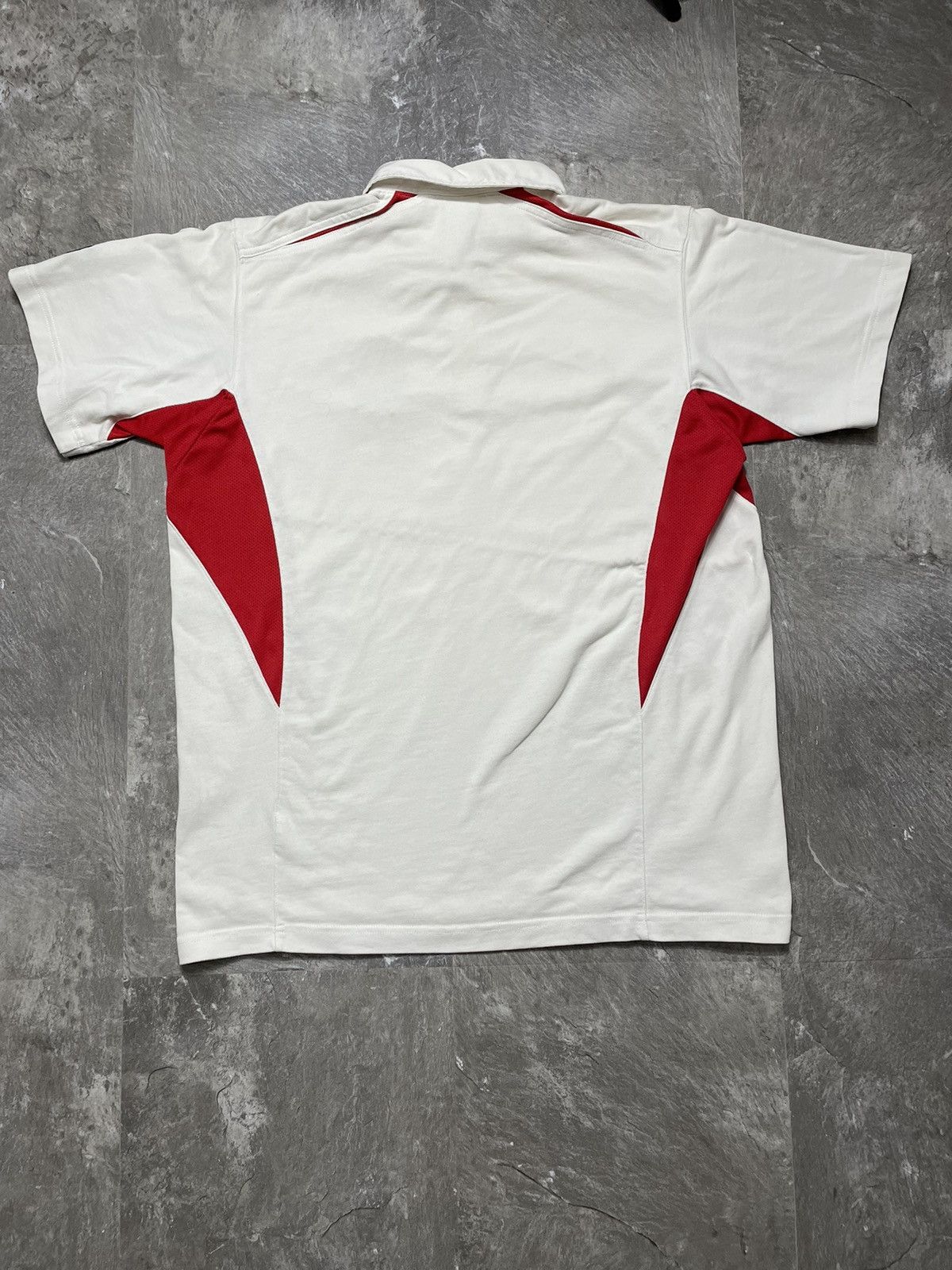 Nike Nike Vintage England Rugby 02 White Heavy Cotton Polo Shirt Size US L / EU 52-54 / 3 - 4 Thumbnail