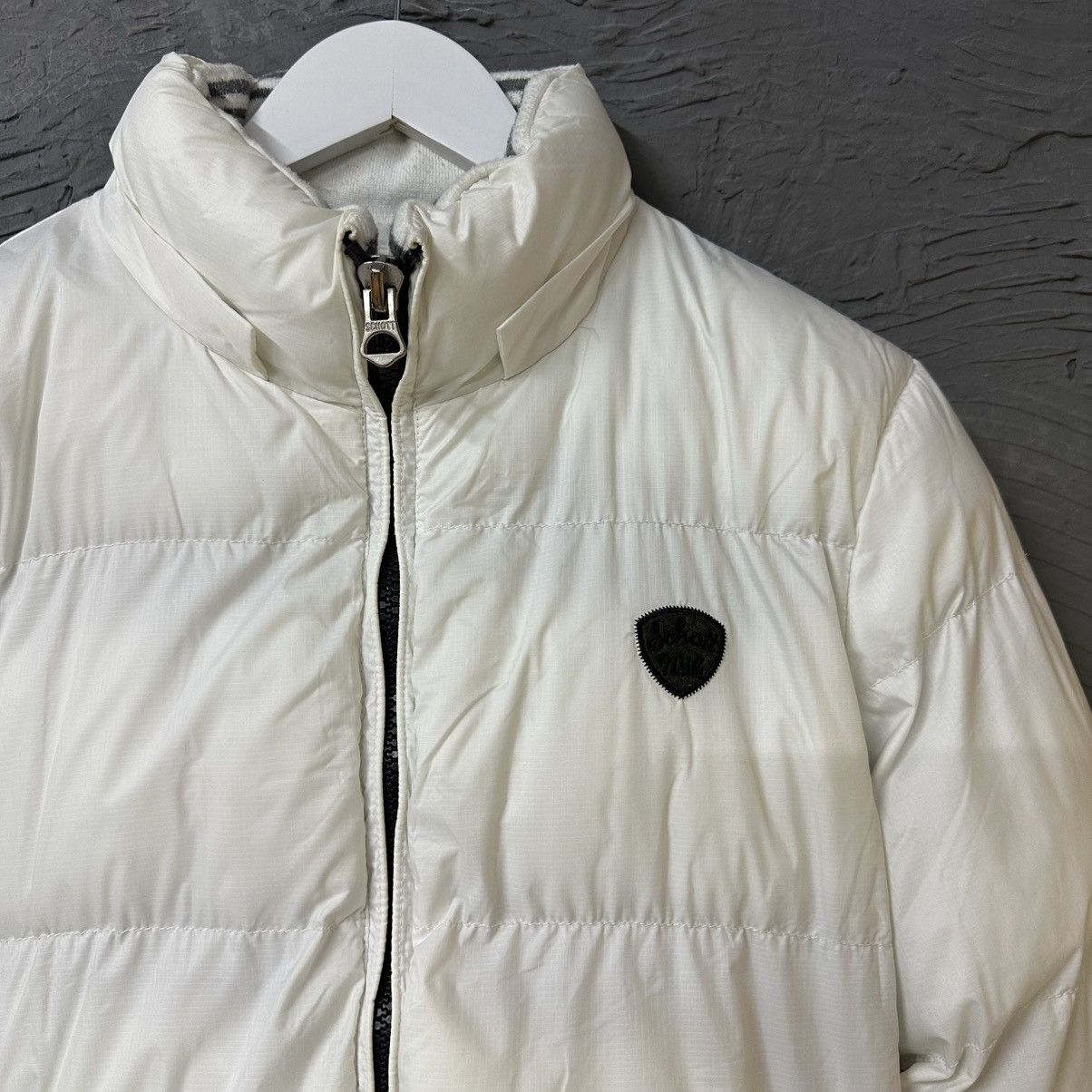 Schott Schott Vintage Down Jacket White Size S / US 4 / IT 40 - 2 Thumbnail