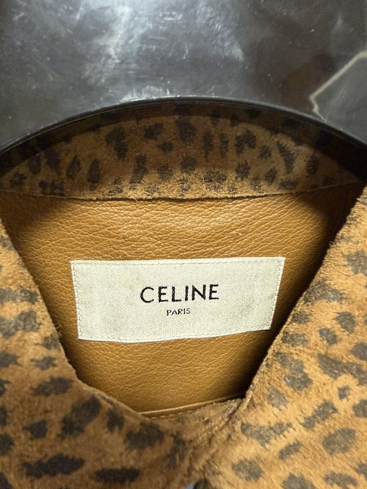 Celine × Hedi Slimane RARE - FW20 Leopard Print Suede Trucker Jacket Size US S / EU 44-46 / 1 - 4 Thumbnail