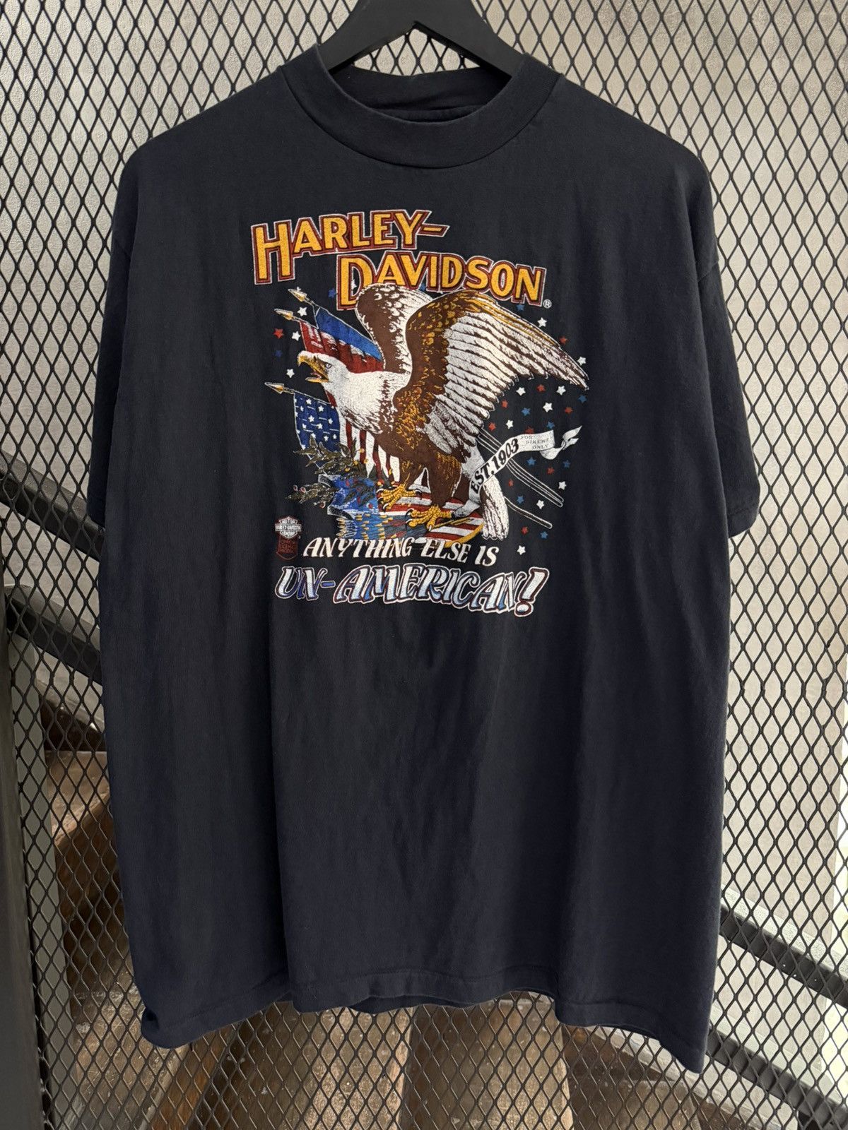 Harley Davidson Vintage 1980s Harley Davidson Santa Rosa CA Size US XL / EU 56 / 4 - 1 Thumbnail