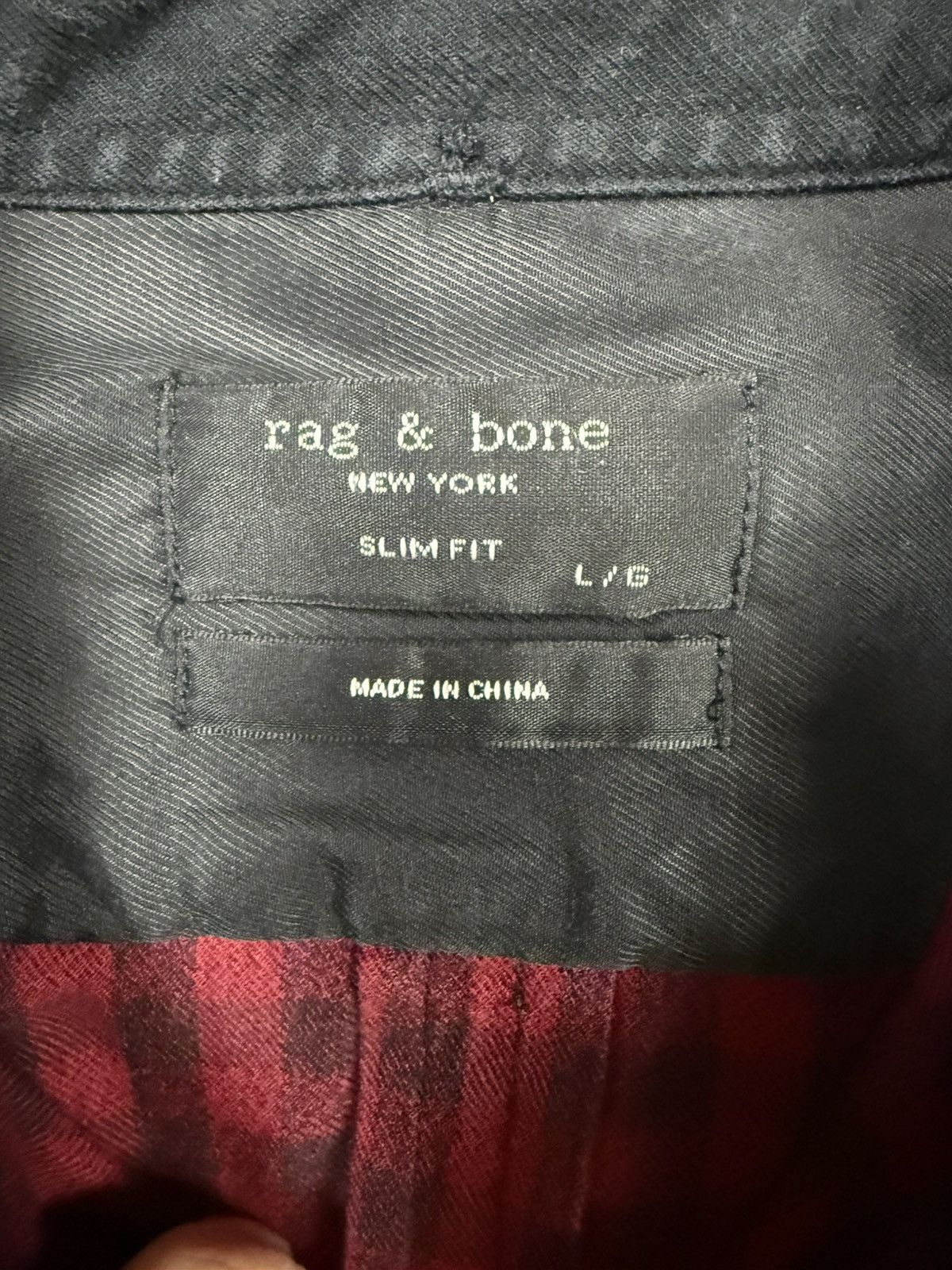 Rag & Bone Rag and Bone Slim Fit Flannel Size US L / EU 52-54 / 3 - 3 Thumbnail