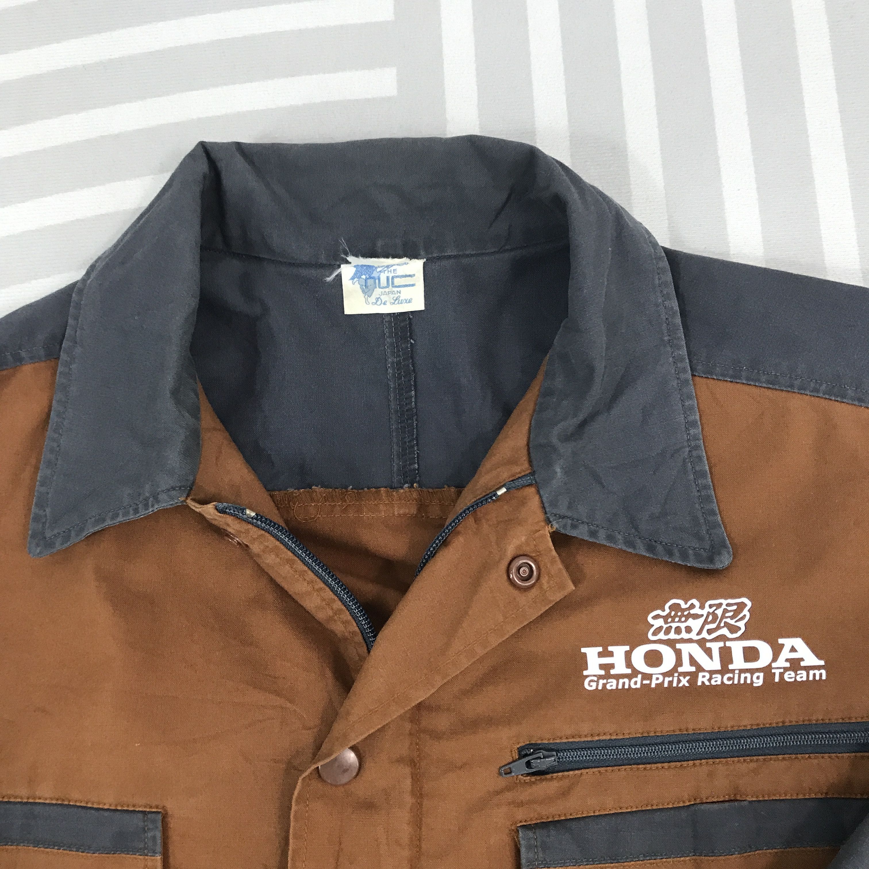 Japanese Brand × Vintage Vintage Honda racing F1 Uniform Work jacket Size US L / EU 52-54 / 3 - 9 Thumbnail