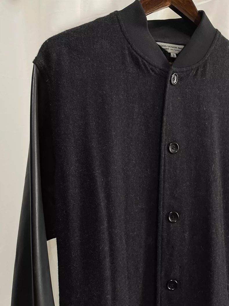 Comme des Garcons Comme Des Garcons Mid-ancient wool and leather sleeve long Size S / US 4 / IT 40 - 3 Thumbnail