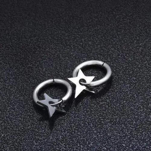 Vintage Retro star stud earrings Size ONE SIZE - 3 Thumbnail